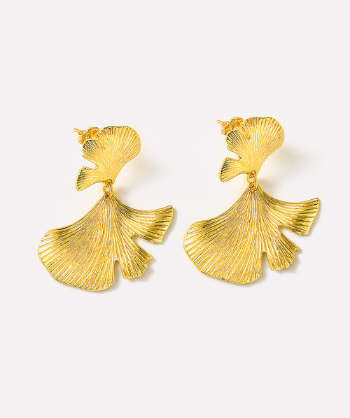 Lobed Petal Earrings
