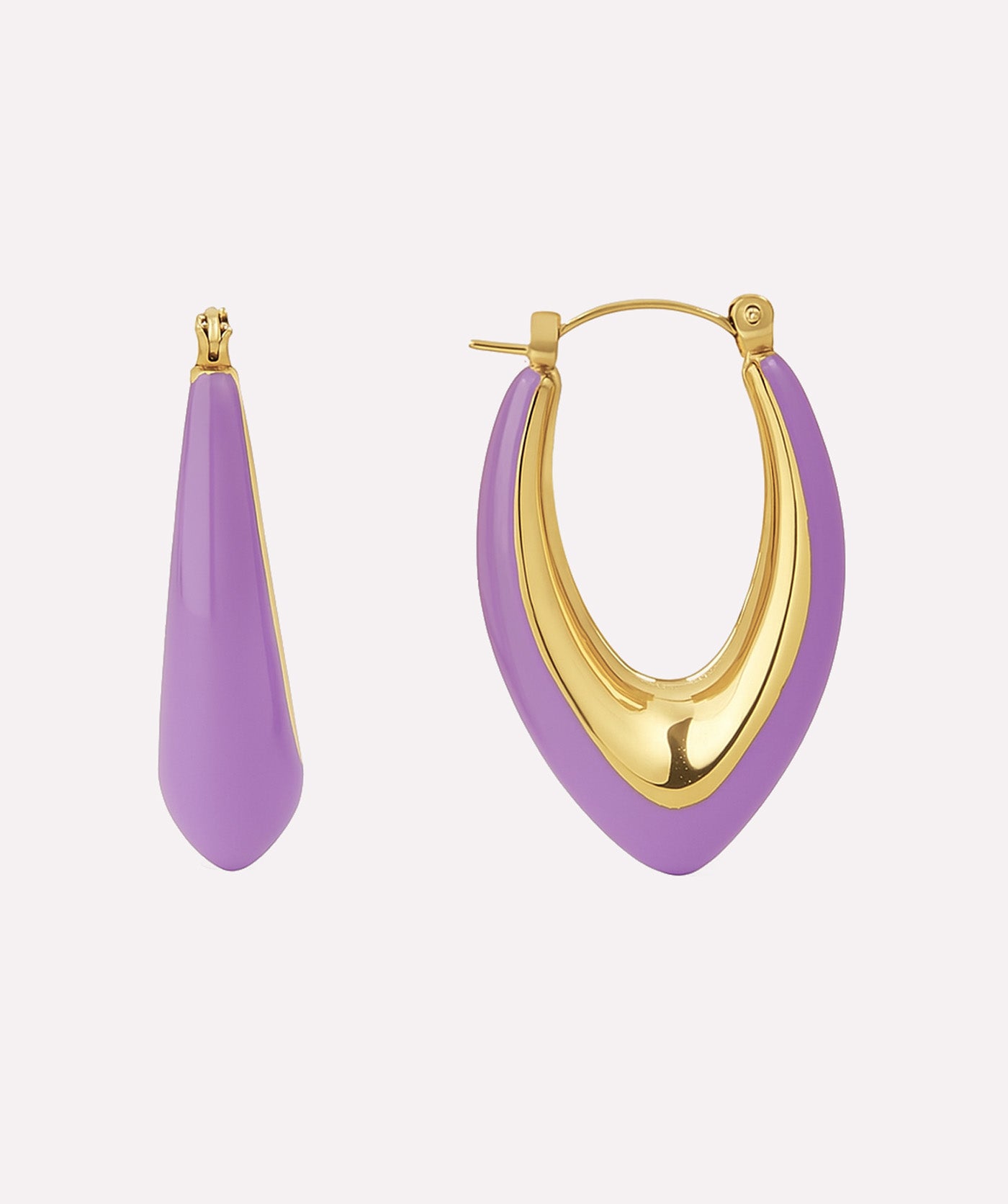 Purple Grape Stone Earrings