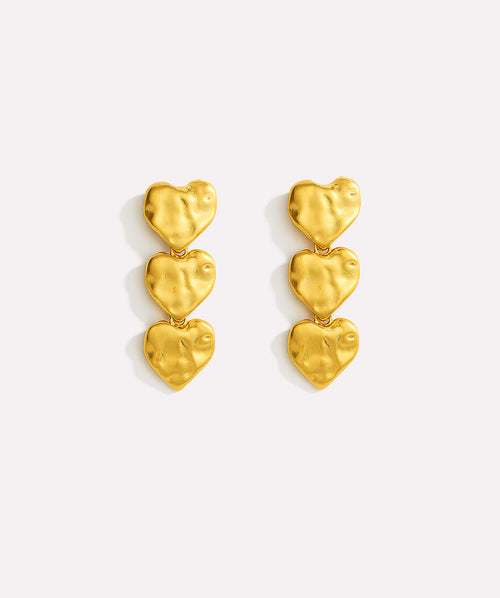 Hearts in a Row Earrings