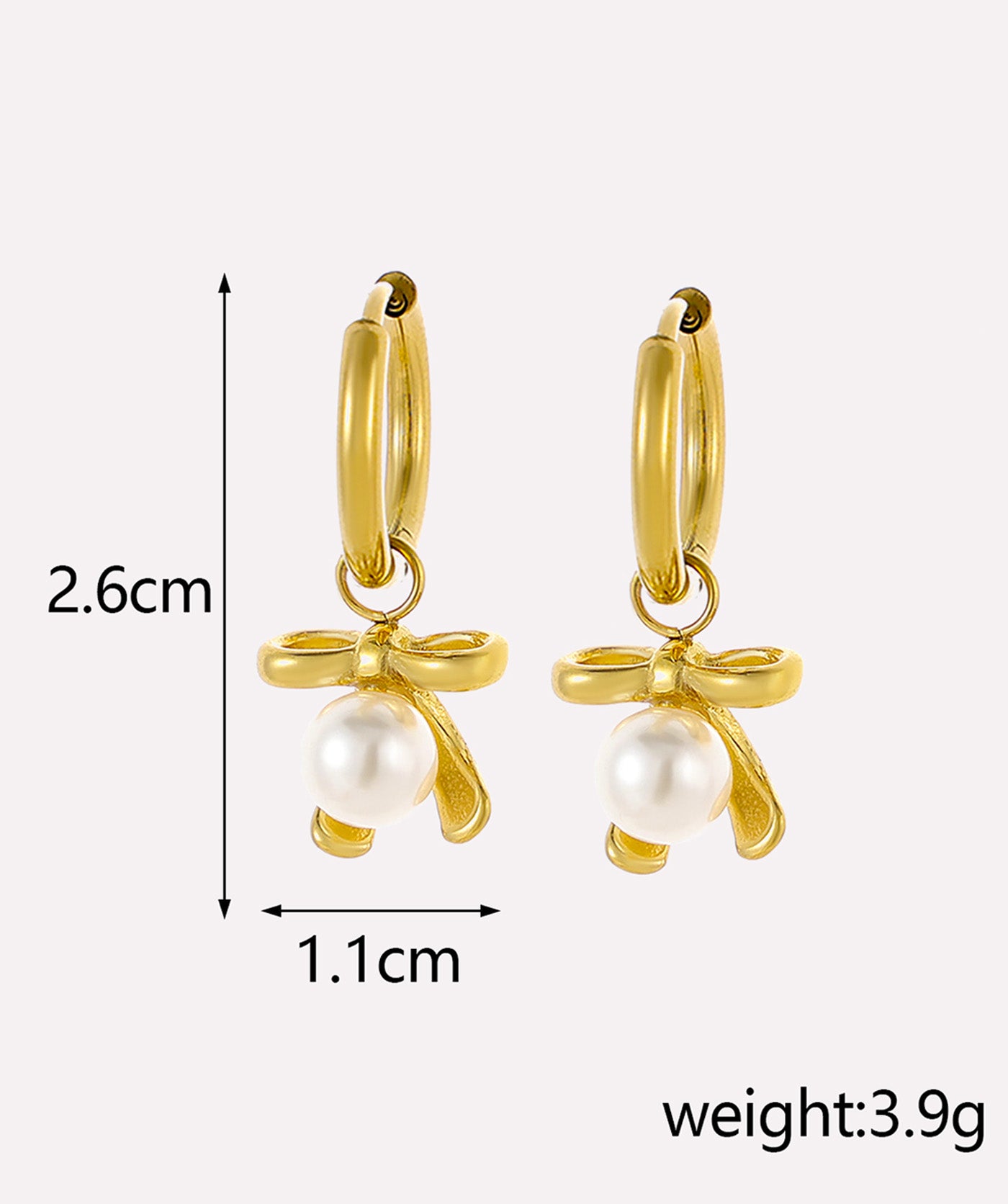 Dainty Bow Earrings