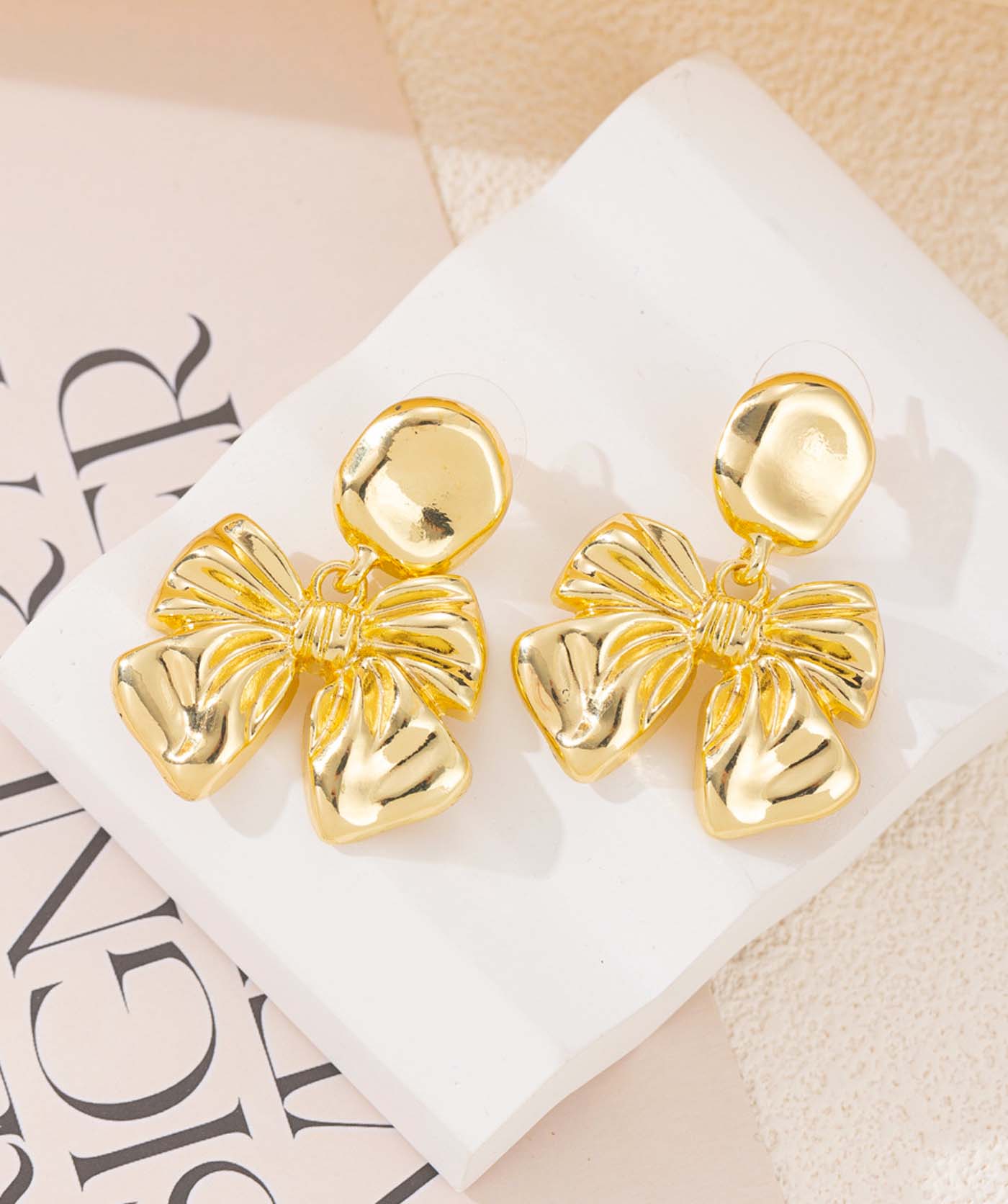 Ribbon Bow Earrings