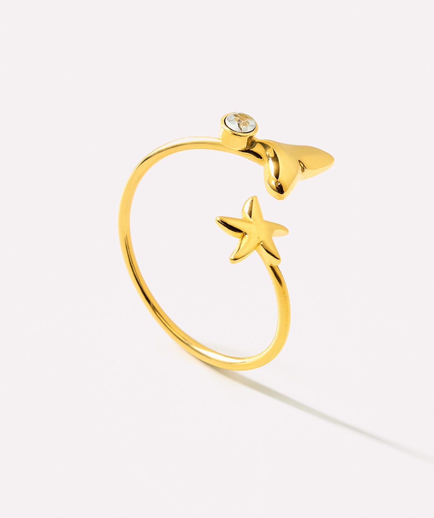 White Sea of Stars Ring