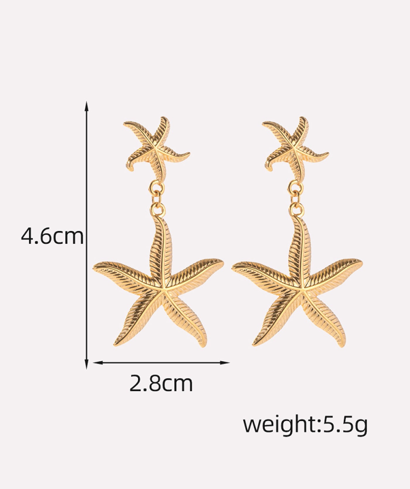 Dangling Star Earrings