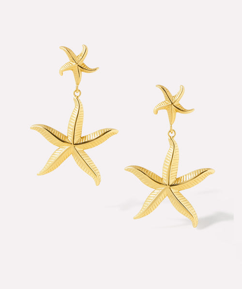 Dangling Star Earrings
