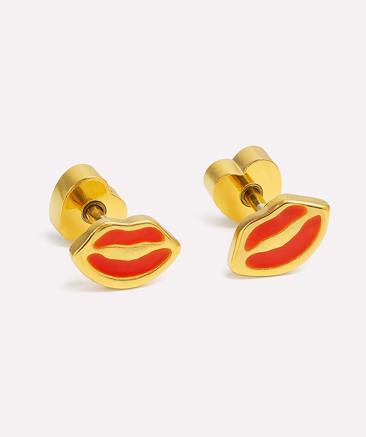 Bold Pink Pout Studs