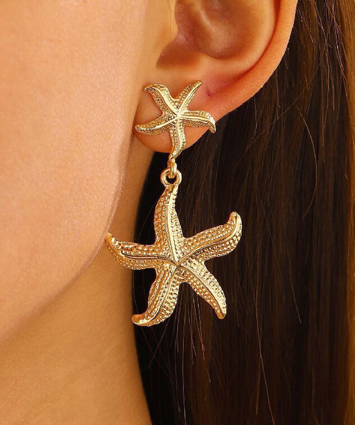 Dangling Star Earrings