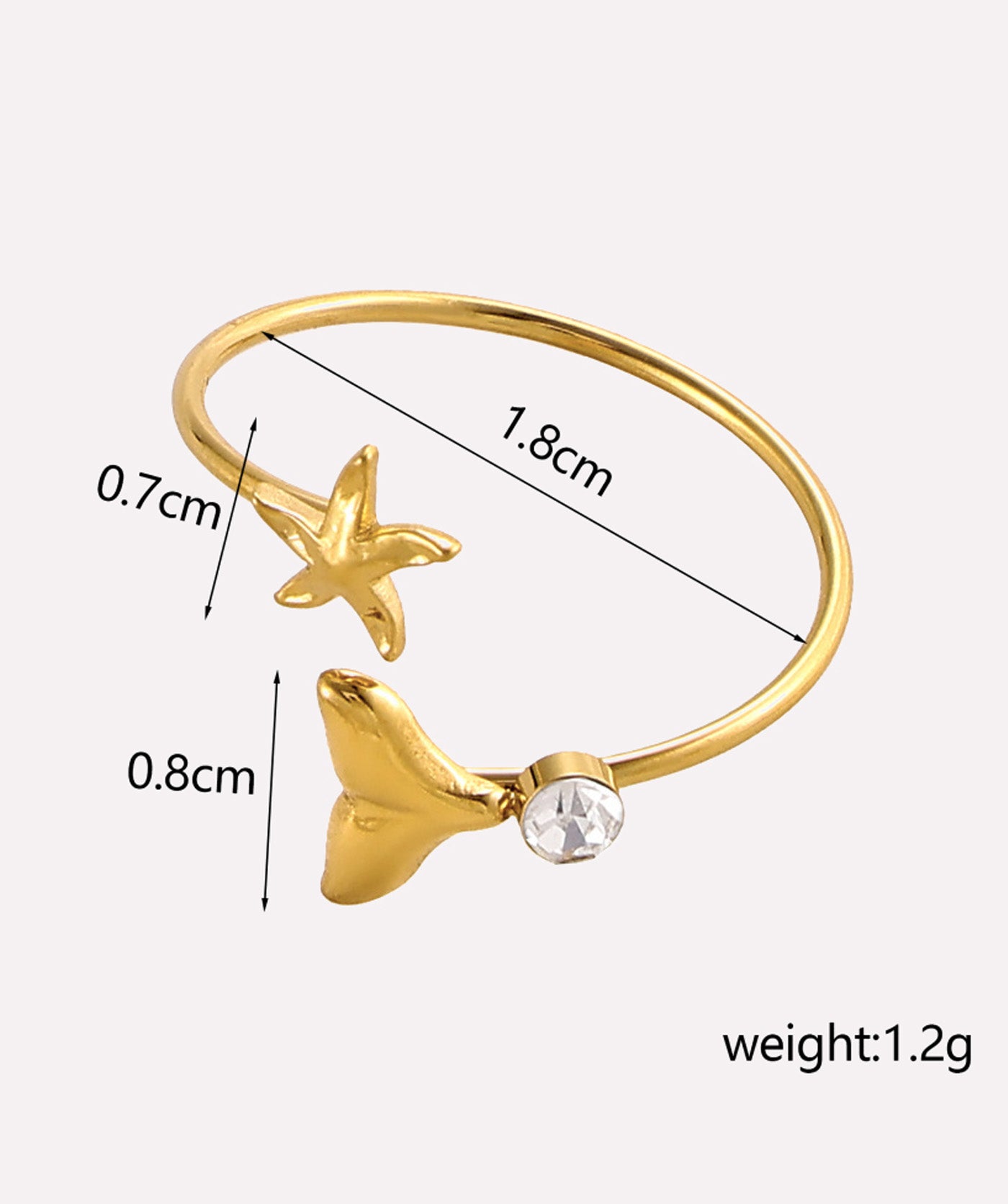 White Sea of Stars Ring