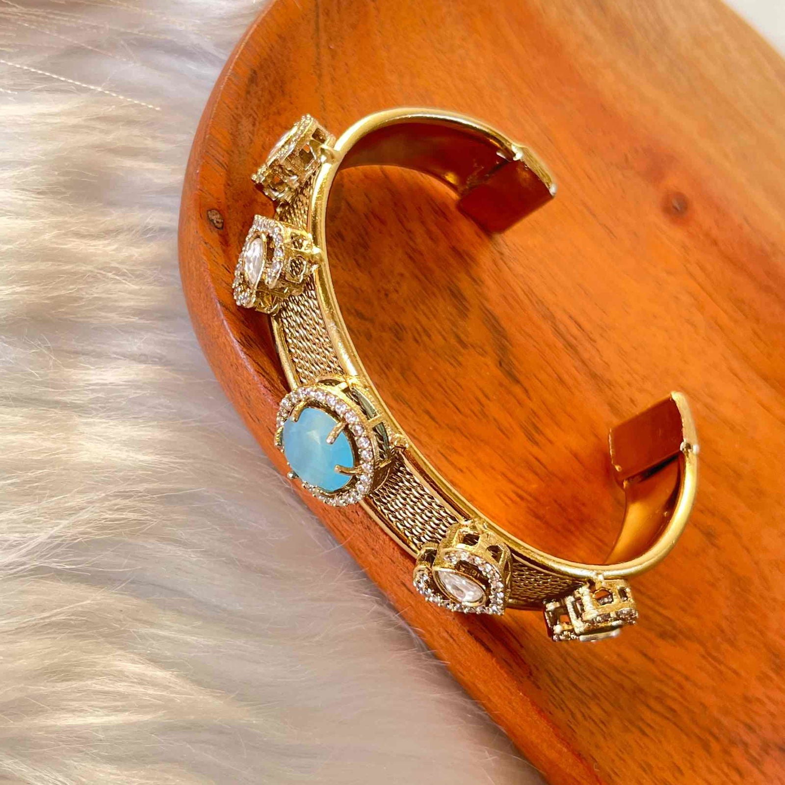 Blue Heart Fusion Bangle - womaniya - Blue Heart Fusion Bangle - womaniya -  -  -  - #tag1# - #tag2# - #tag3# - #tag4#