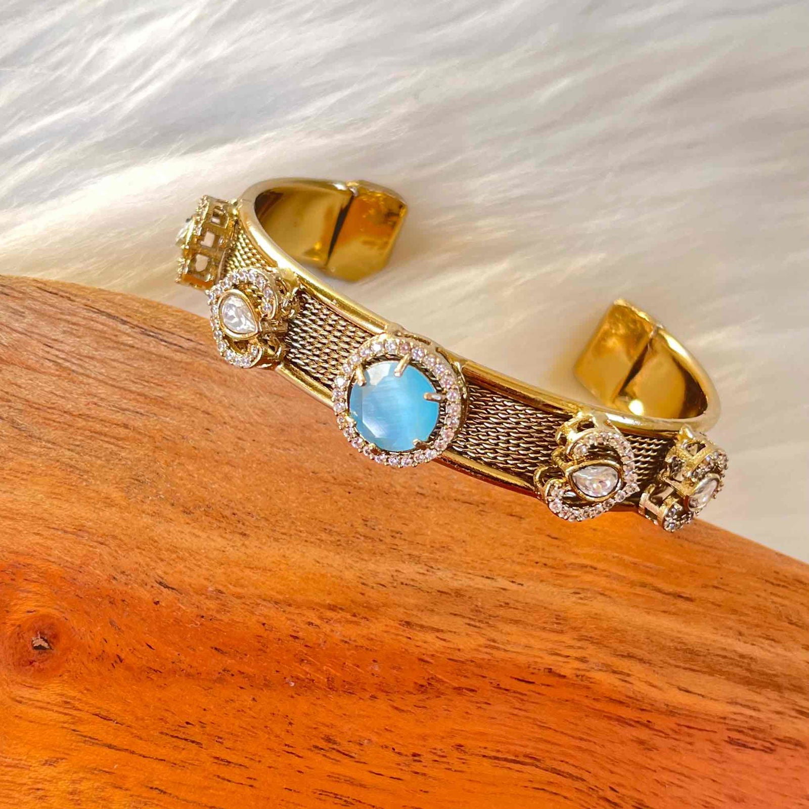 Blue Heart Fusion Bangle - womaniya - Blue Heart Fusion Bangle - womaniya -  -  -  - #tag1# - #tag2# - #tag3# - #tag4#