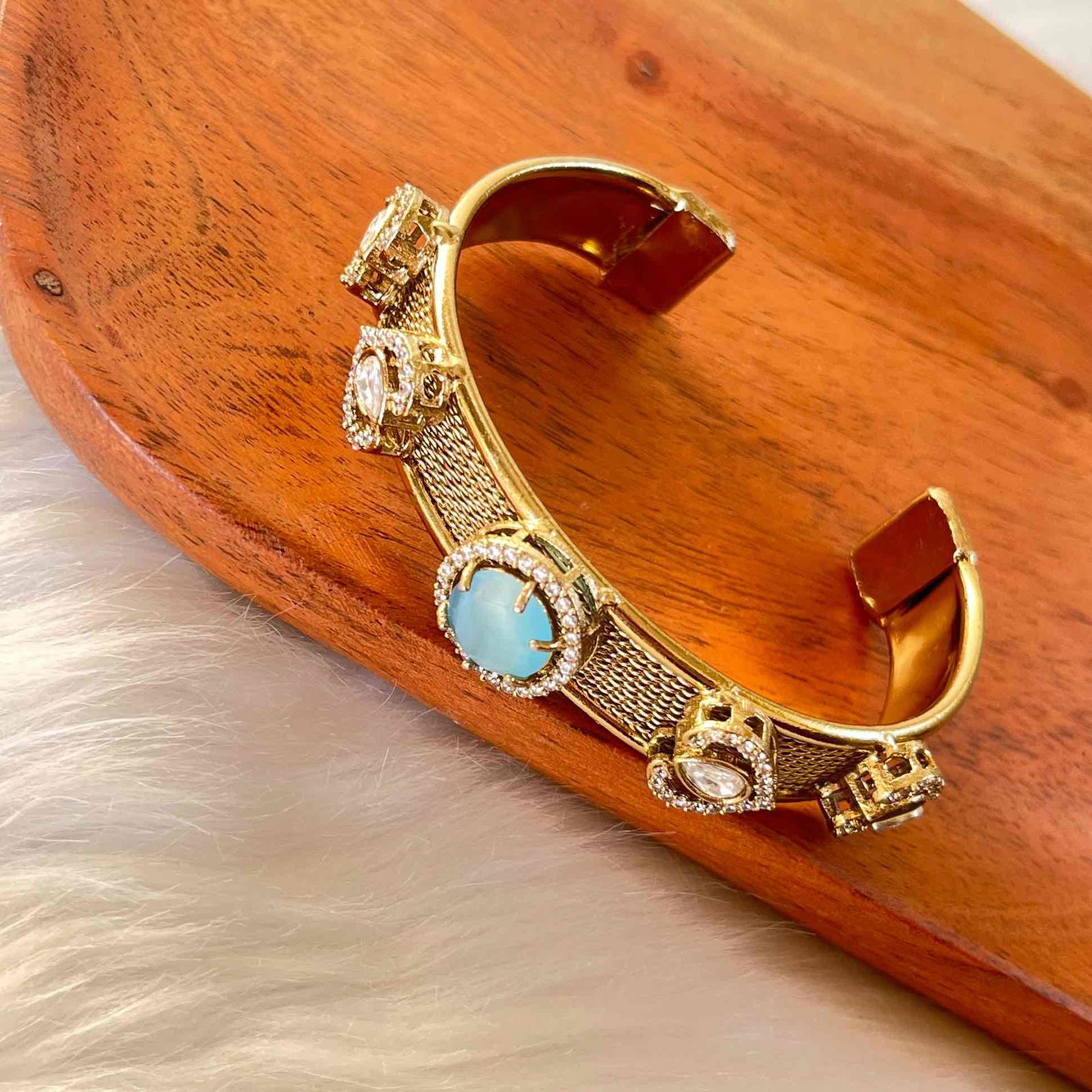 Blue Heart Fusion Bangle - womaniya - Blue Heart Fusion Bangle - womaniya -  -  -  - #tag1# - #tag2# - #tag3# - #tag4#