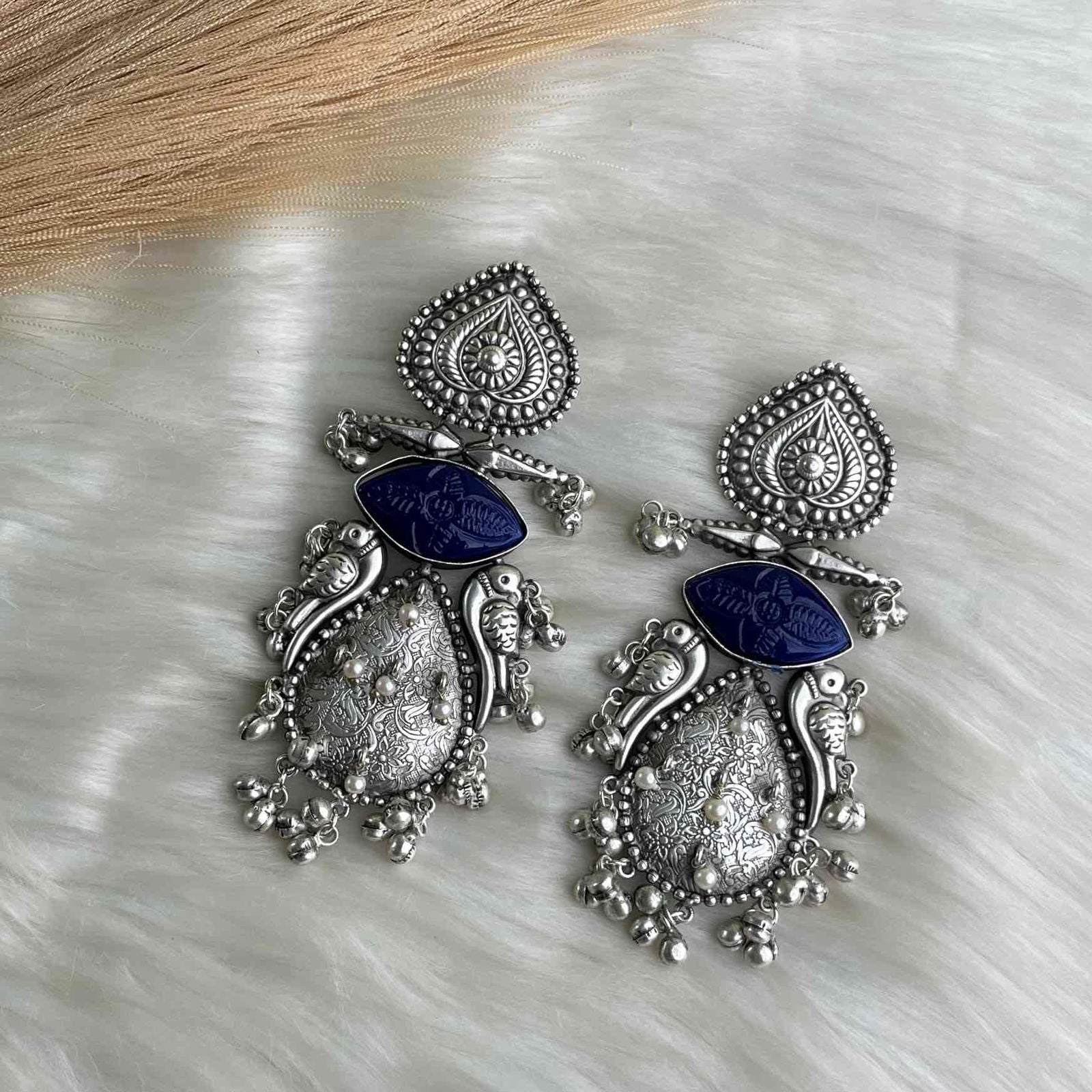 Blue Regal Lustre Earrings - womaniya - Blue Regal Lustre Earrings - womaniya -  -  -  - #tag1# - #tag2# - #tag3# - #tag4#