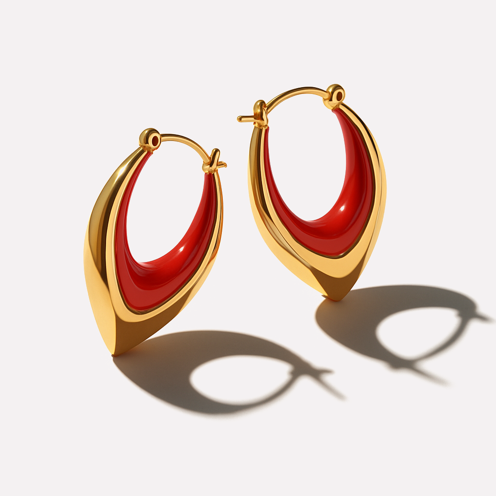 The Red Pop Earrings
