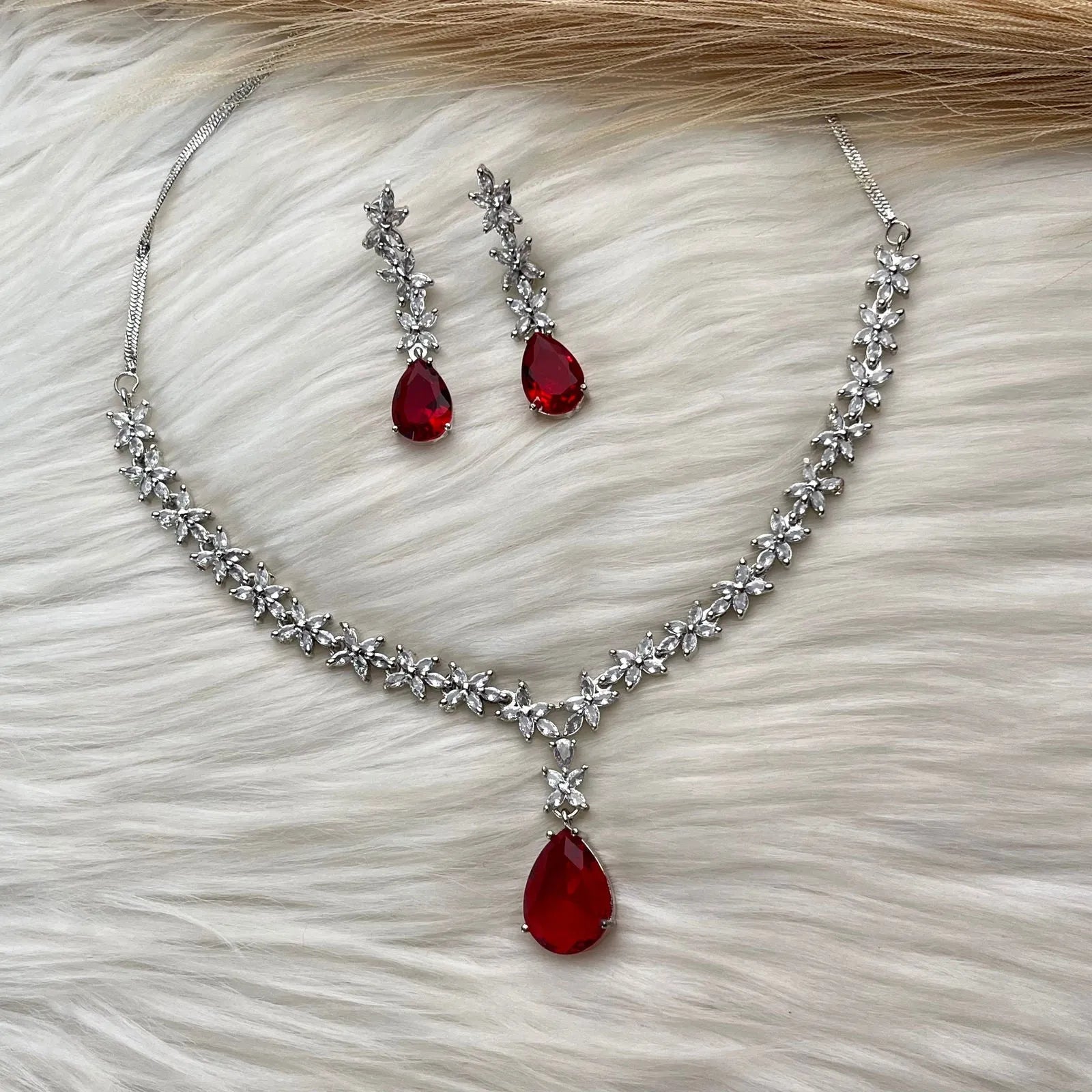 Dark Pink Infinite Radiance Necklace Set - womaniya - Dark Pink Infinite Radiance Necklace Set - womaniya -  -  -  - #tag1# - #tag2# - #tag3# - #tag4#