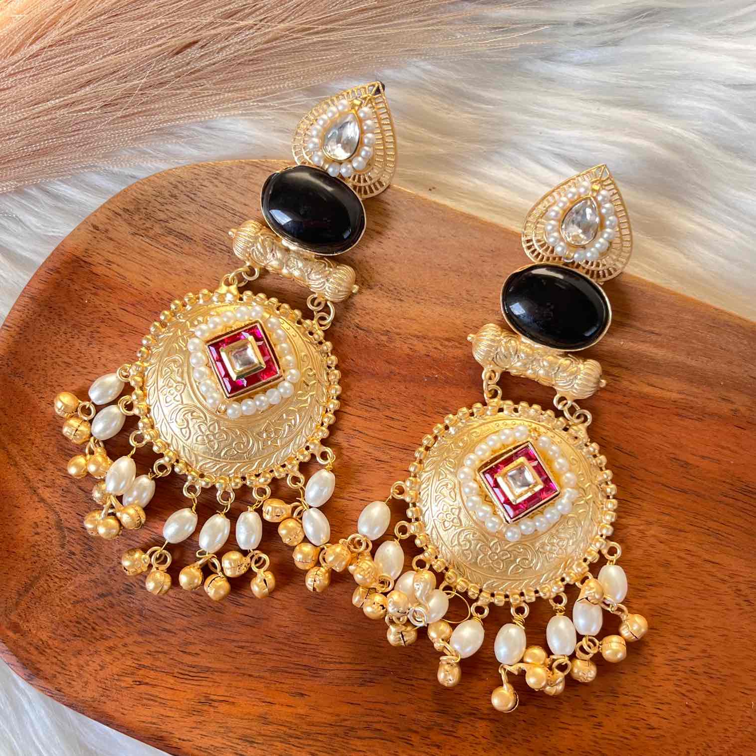 Green - Pink Sitara Golden Fusion Earrings - womaniya - Green - Pink Sitara Golden Fusion Earrings - womaniya -  -  -  - #tag1# - #tag2# - #tag3# - #tag4#