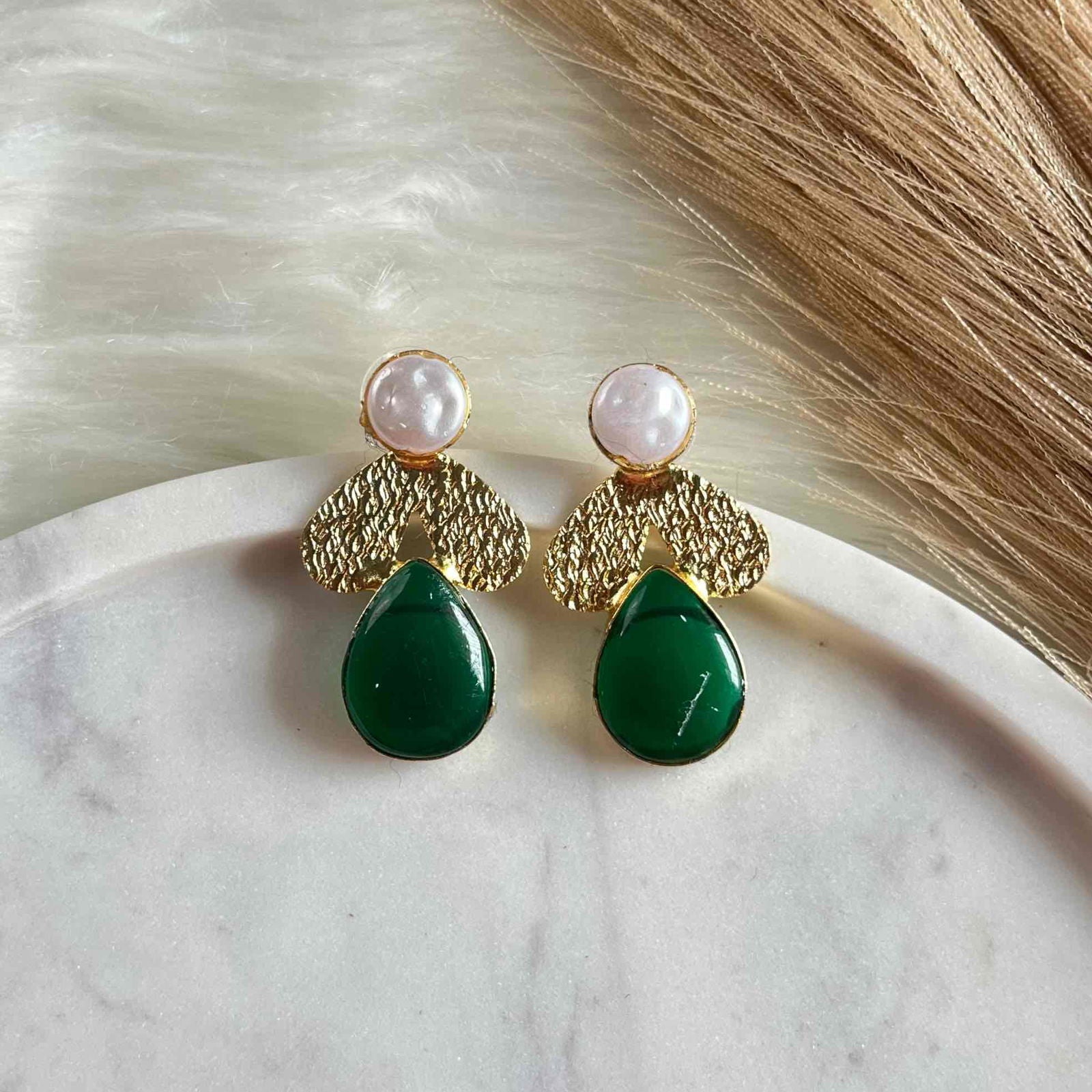 Green Golden Glow Studs - womaniya - Green Golden Glow Studs - womaniya -  -  -  - #tag1# - #tag2# - #tag3# - #tag4#