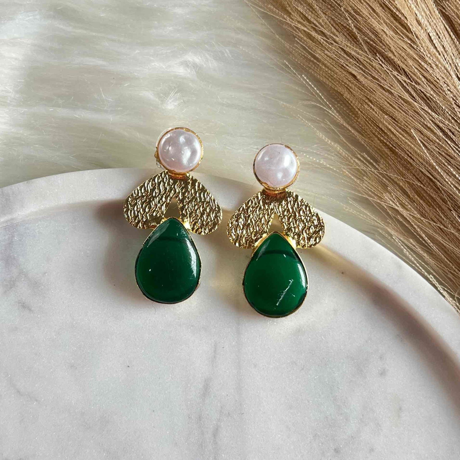 Green Golden Glow Studs - womaniya - Green Golden Glow Studs - womaniya -  -  -  - #tag1# - #tag2# - #tag3# - #tag4#