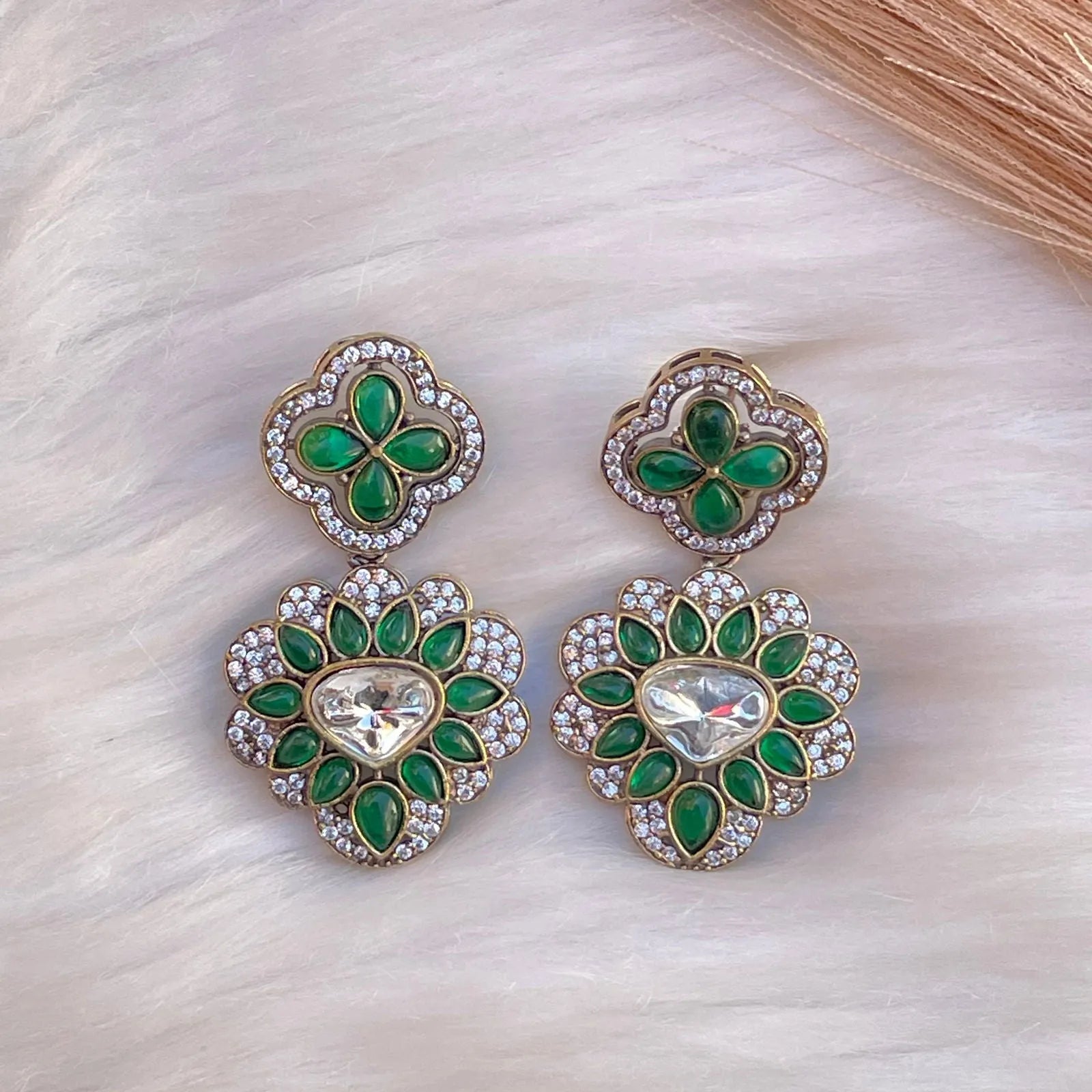 Green Ivory Blaze Earrings - womaniya - Green Ivory Blaze Earrings - womaniya -  -  -  - #tag1# - #tag2# - #tag3# - #tag4#