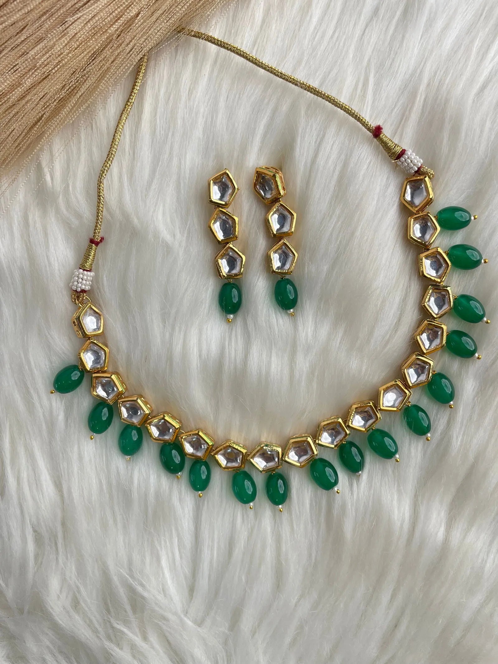 Green Jodha Jewels Necklace Set - womaniya - Green Jodha Jewels Necklace Set - womaniya -  -  -  - #tag1# - #tag2# - #tag3# - #tag4#