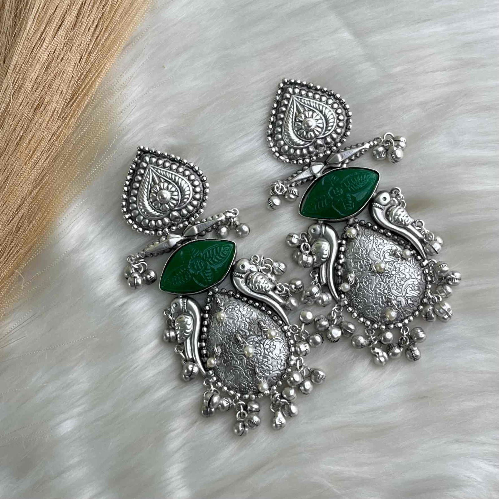 Green Regal Lustre Earrings - womaniya - Green Regal Lustre Earrings - womaniya -  -  -  - #tag1# - #tag2# - #tag3# - #tag4#