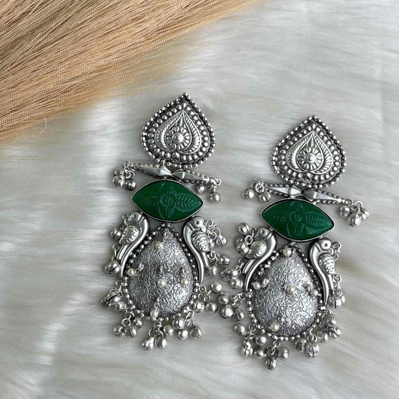 Green Regal Lustre Earrings - womaniya - Green Regal Lustre Earrings - womaniya -  -  -  - #tag1# - #tag2# - #tag3# - #tag4#
