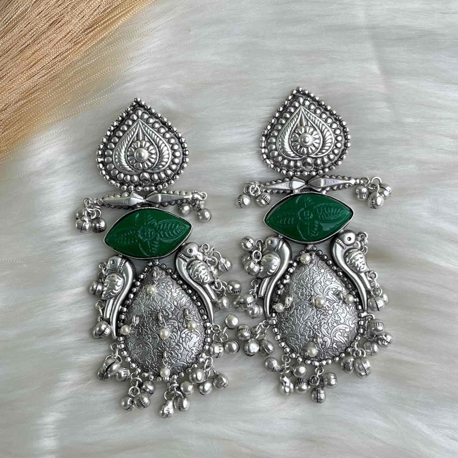 Green Regal Lustre Earrings - womaniya - Green Regal Lustre Earrings - womaniya -  -  -  - #tag1# - #tag2# - #tag3# - #tag4#