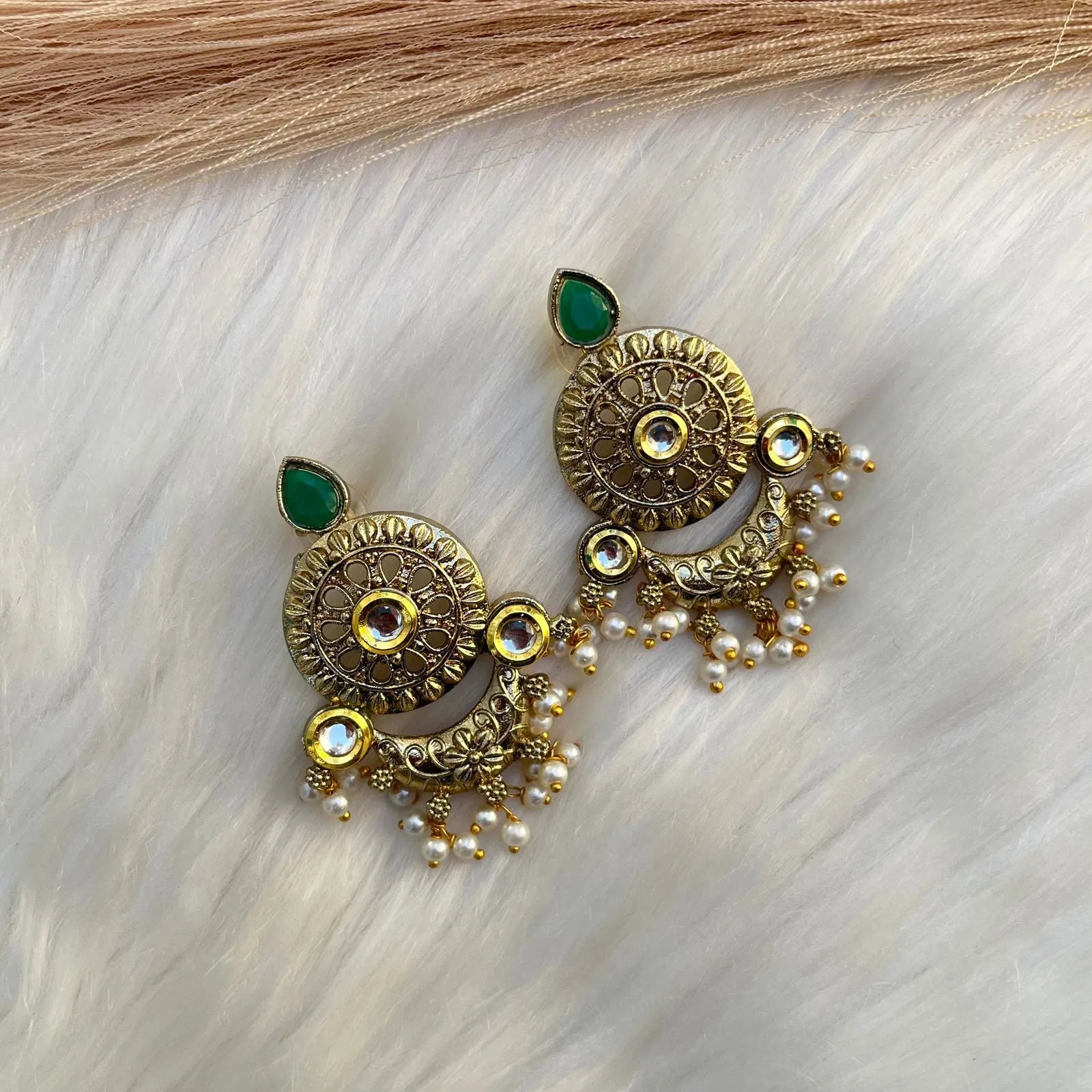 Green Shubhangi Earrings - womaniya - Green Shubhangi Earrings - womaniya -  -  -  - #tag1# - #tag2# - #tag3# - #tag4#