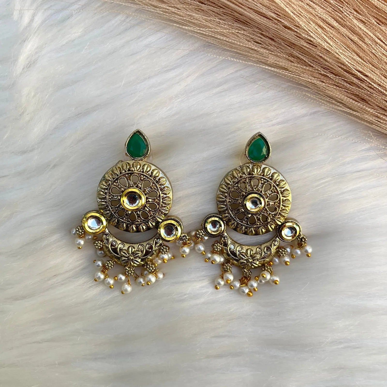 Green Shubhangi Earrings - womaniya - Green Shubhangi Earrings - womaniya -  -  -  - #tag1# - #tag2# - #tag3# - #tag4#