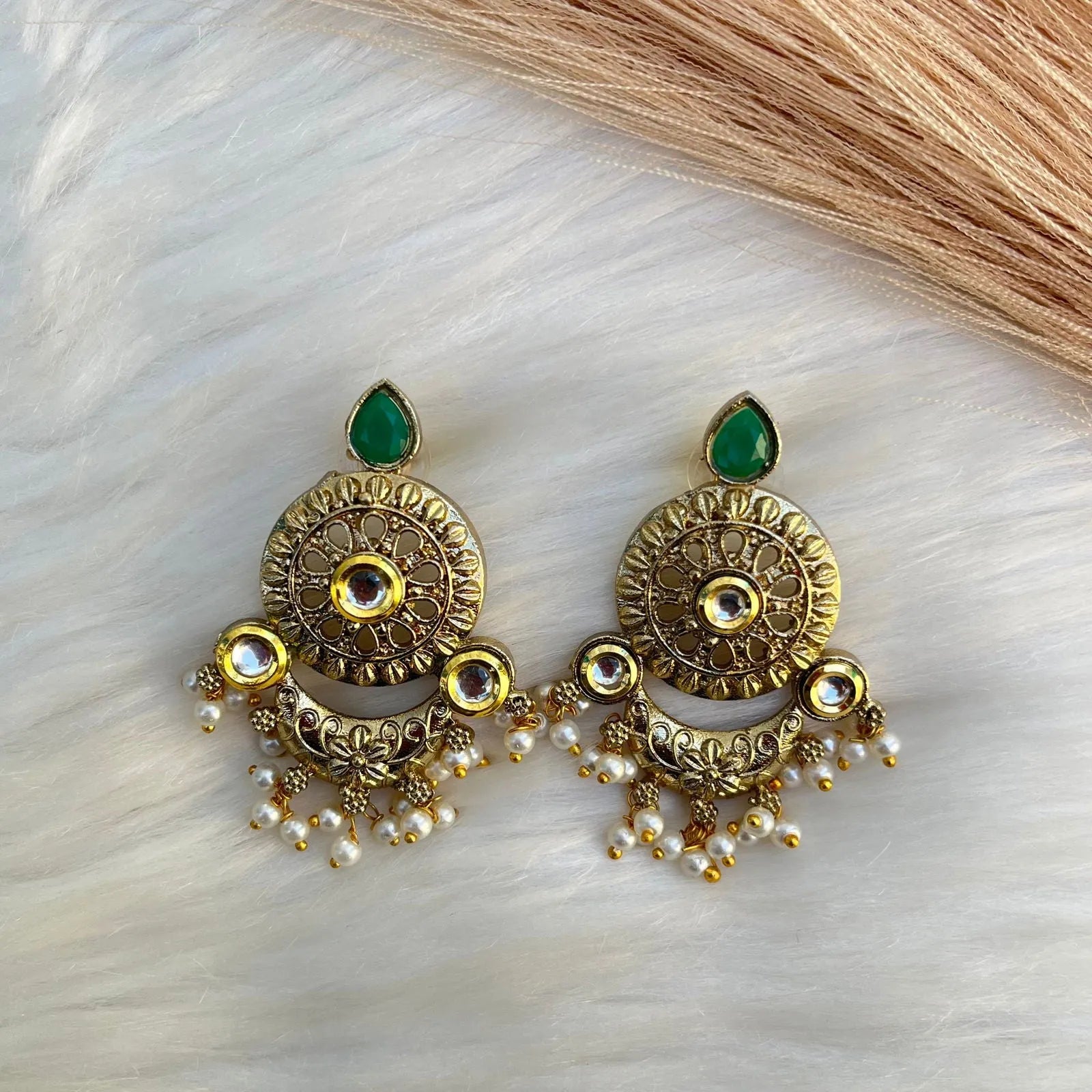Green Shubhangi Earrings - womaniya - Green Shubhangi Earrings - womaniya -  -  -  - #tag1# - #tag2# - #tag3# - #tag4#