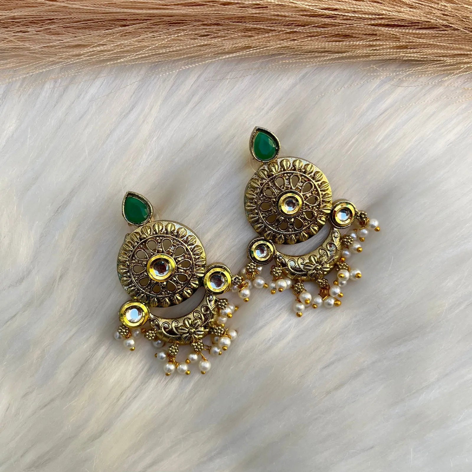 Green Shubhangi Earrings - womaniya - Green Shubhangi Earrings - womaniya -  -  -  - #tag1# - #tag2# - #tag3# - #tag4#