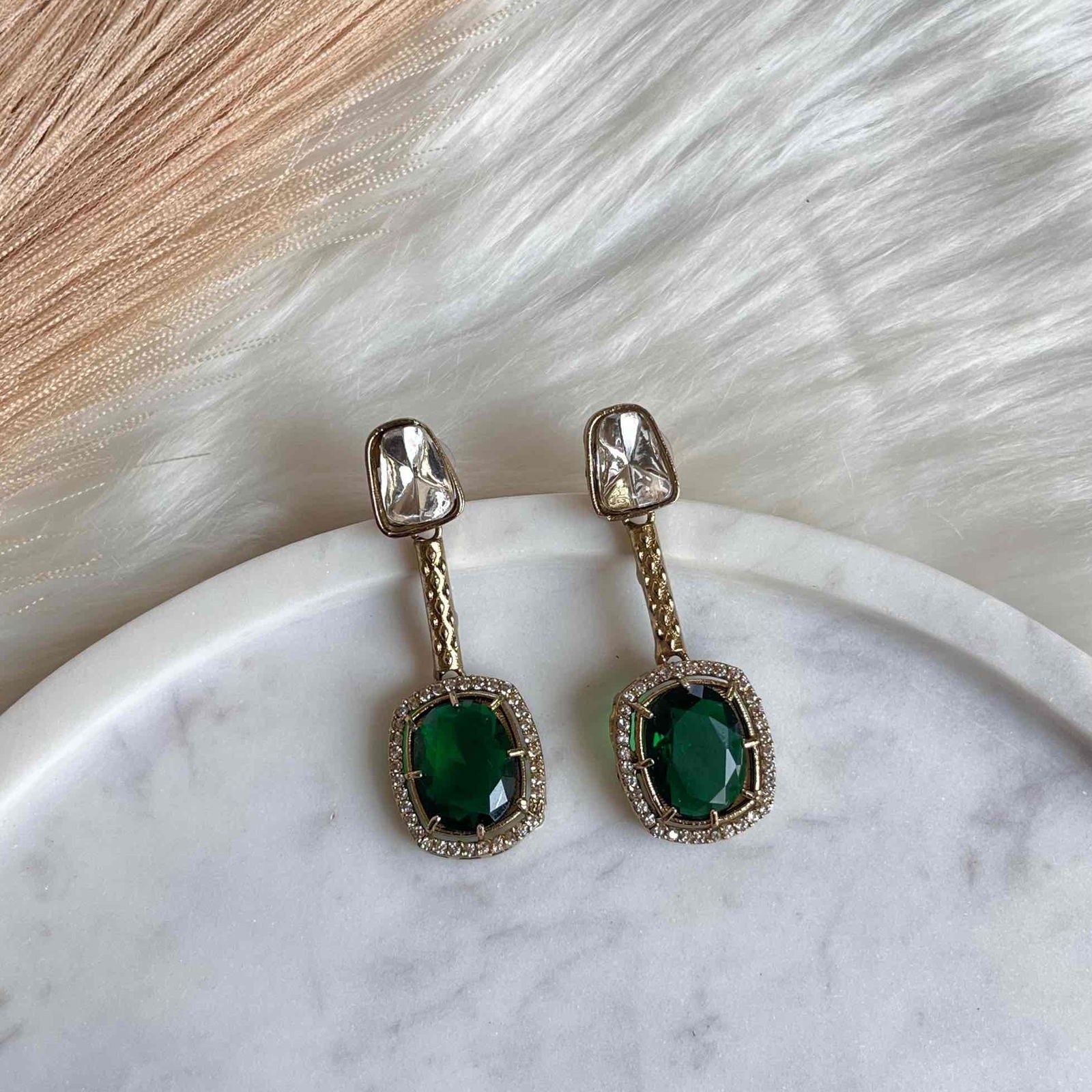 Green Square Fusion AD Earrings - womaniya - Green Square Fusion AD Earrings - womaniya -  -  -  - #tag1# - #tag2# - #tag3# - #tag4#