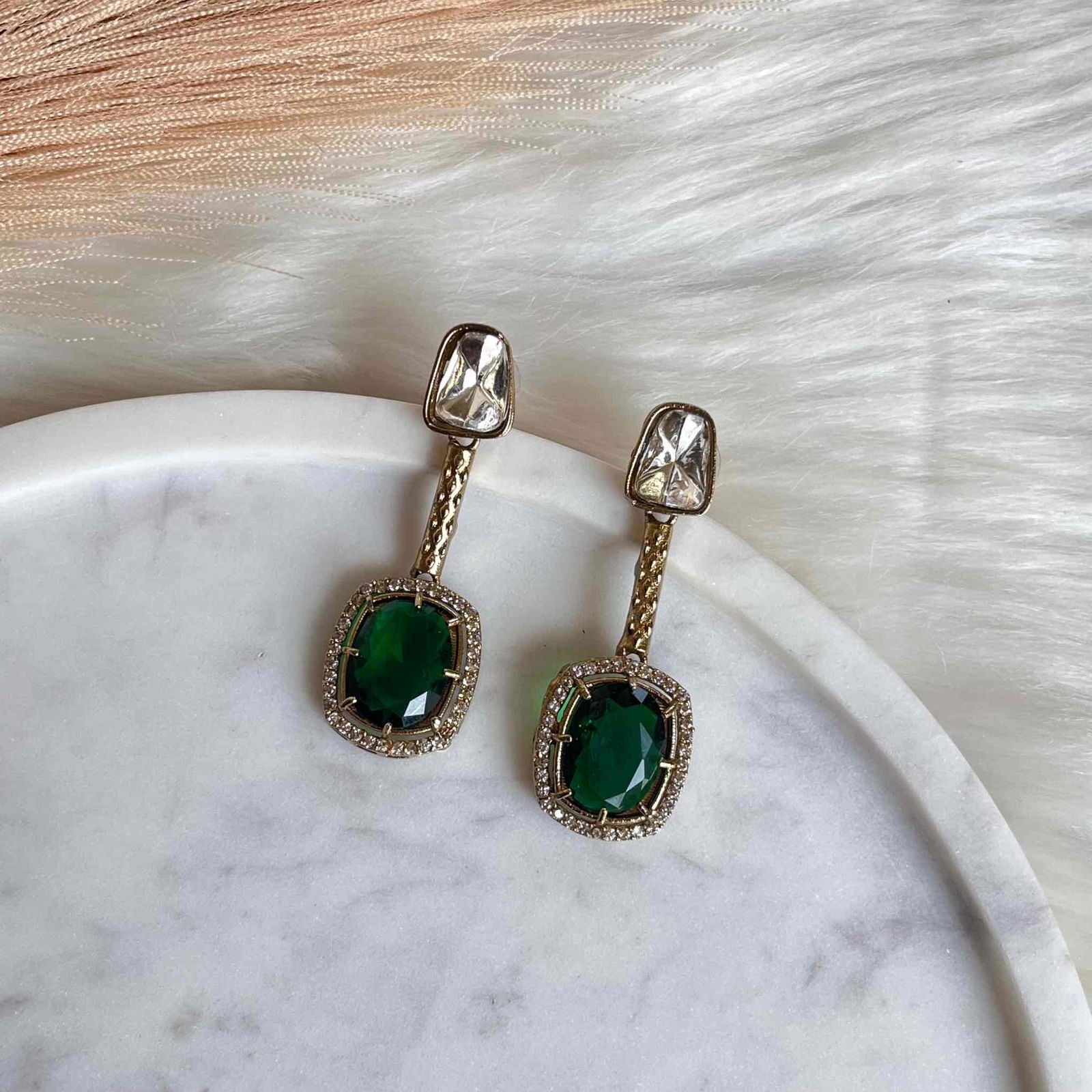 Green Square Fusion AD Earrings - womaniya - Green Square Fusion AD Earrings - womaniya -  -  -  - #tag1# - #tag2# - #tag3# - #tag4#
