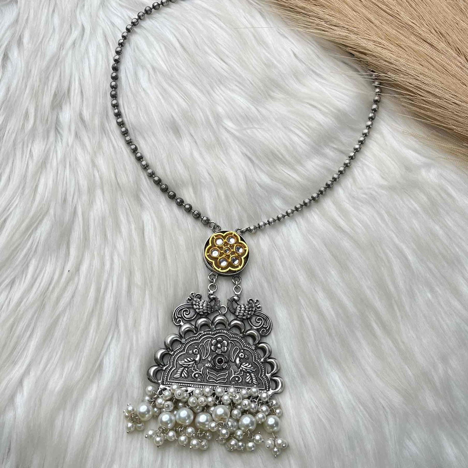 Heena Silver Necklace Set - womaniya - Heena Silver Necklace Set - womaniya -  -  -  - #tag1# - #tag2# - #tag3# - #tag4#
