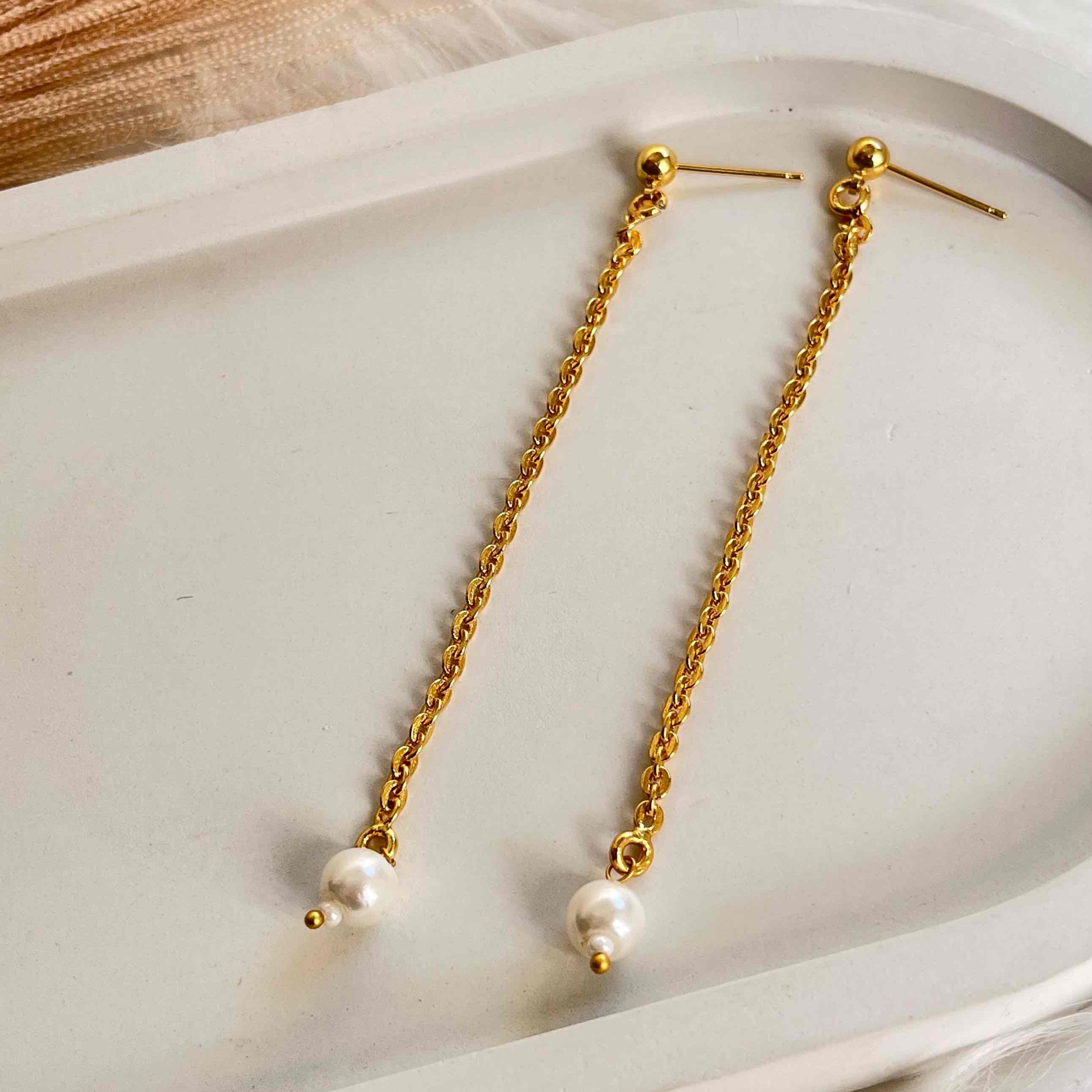 Pearl Thread Drops