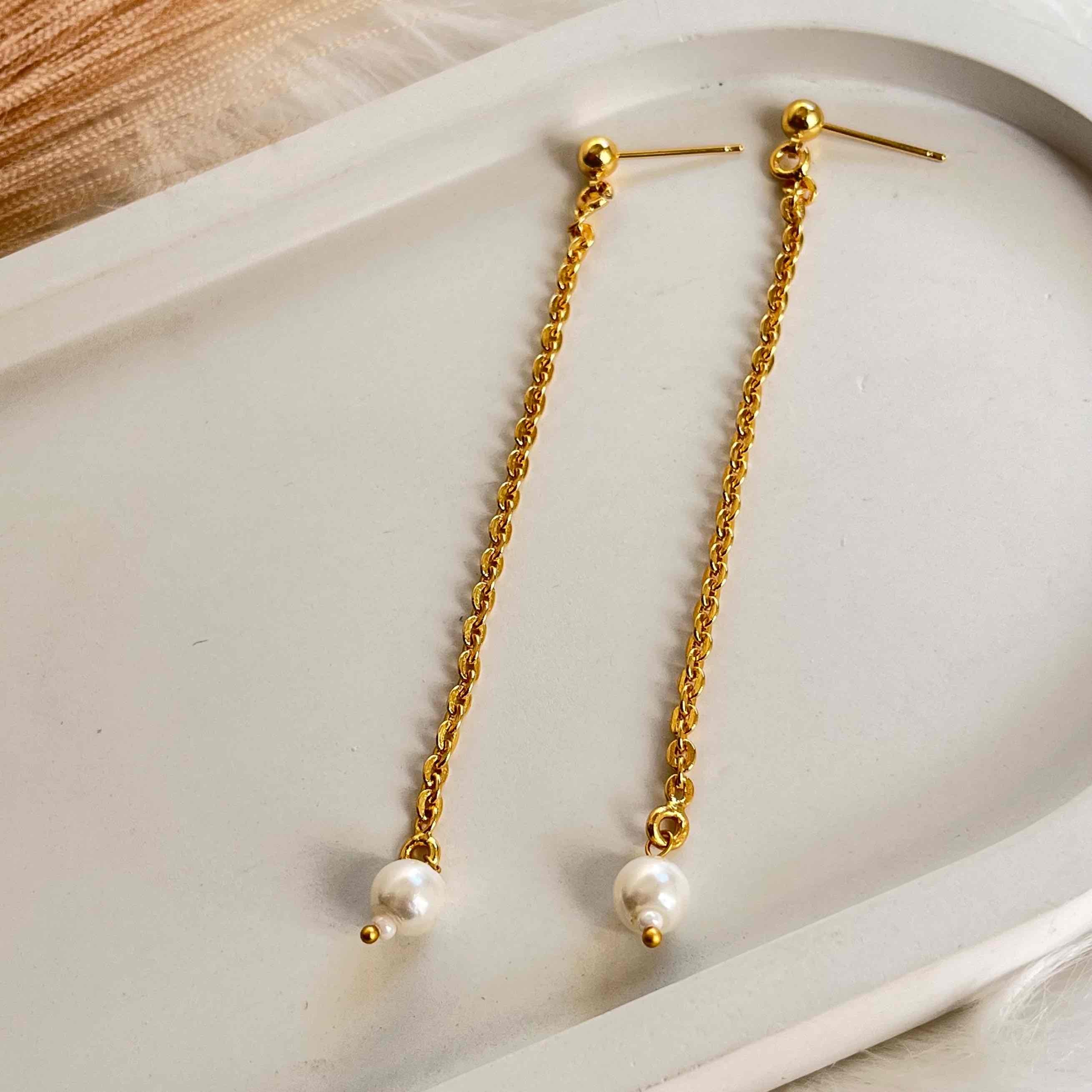 Pearl Thread Drops