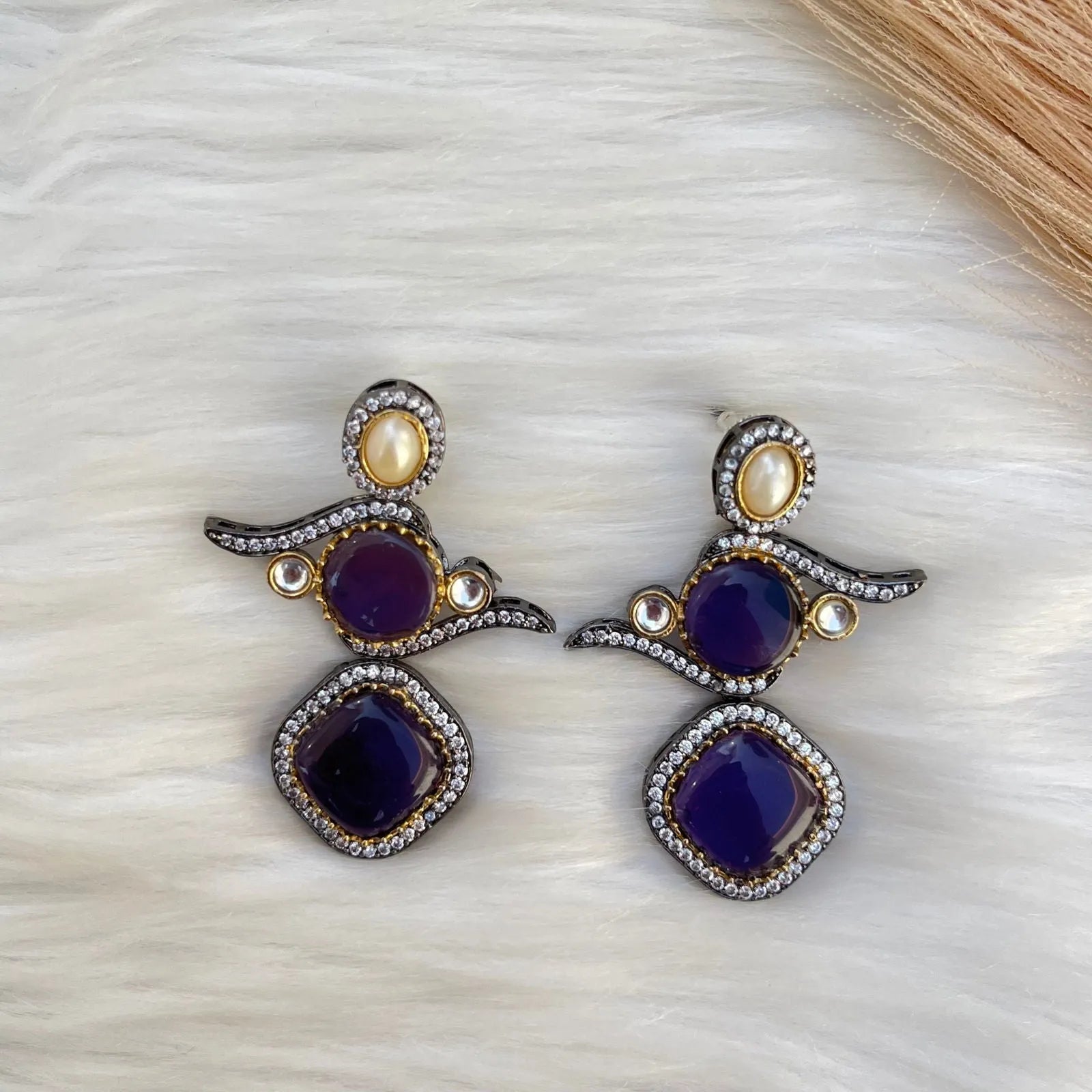 Lavender Classic Modern Blend Earrings - womaniya - Lavender Classic Modern Blend Earrings - womaniya -  -  -  - #tag1# - #tag2# - #tag3# - #tag4#