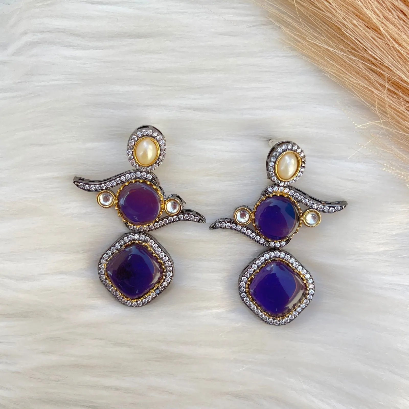 Lavender Classic Modern Blend Earrings - womaniya - Lavender Classic Modern Blend Earrings - womaniya -  -  -  - #tag1# - #tag2# - #tag3# - #tag4#