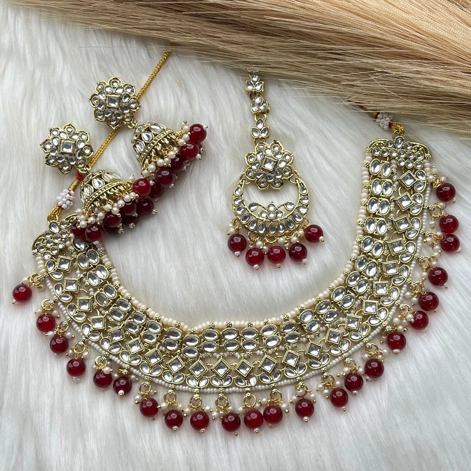 Maroon Meenakari Kundan Necklace Set - womaniya - Maroon Meenakari Kundan Necklace Set - womaniya -  -  -  - #tag1# - #tag2# - #tag3# - #tag4#