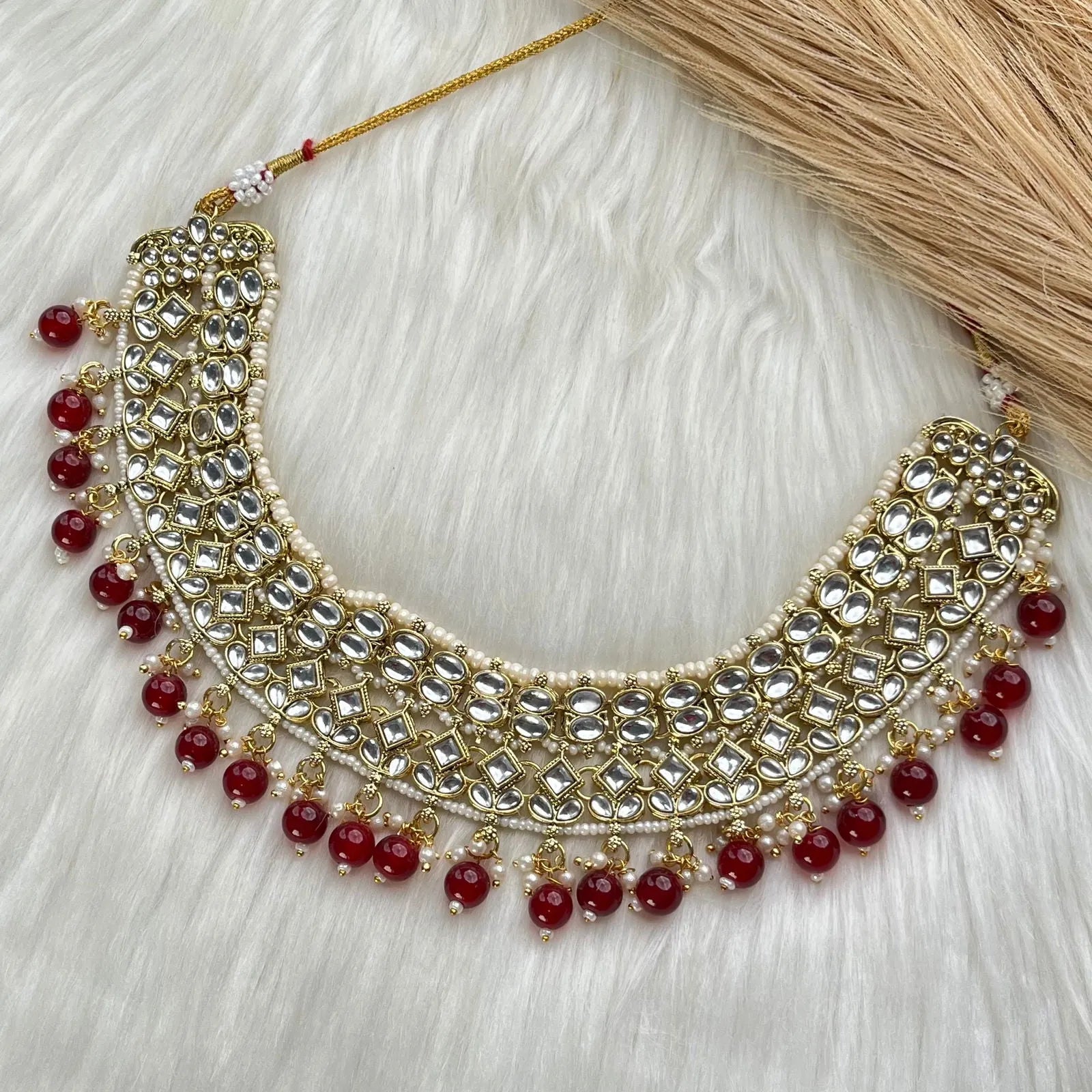 Maroon Meenakari Kundan Necklace Set - womaniya - Maroon Meenakari Kundan Necklace Set - womaniya -  -  -  - #tag1# - #tag2# - #tag3# - #tag4#