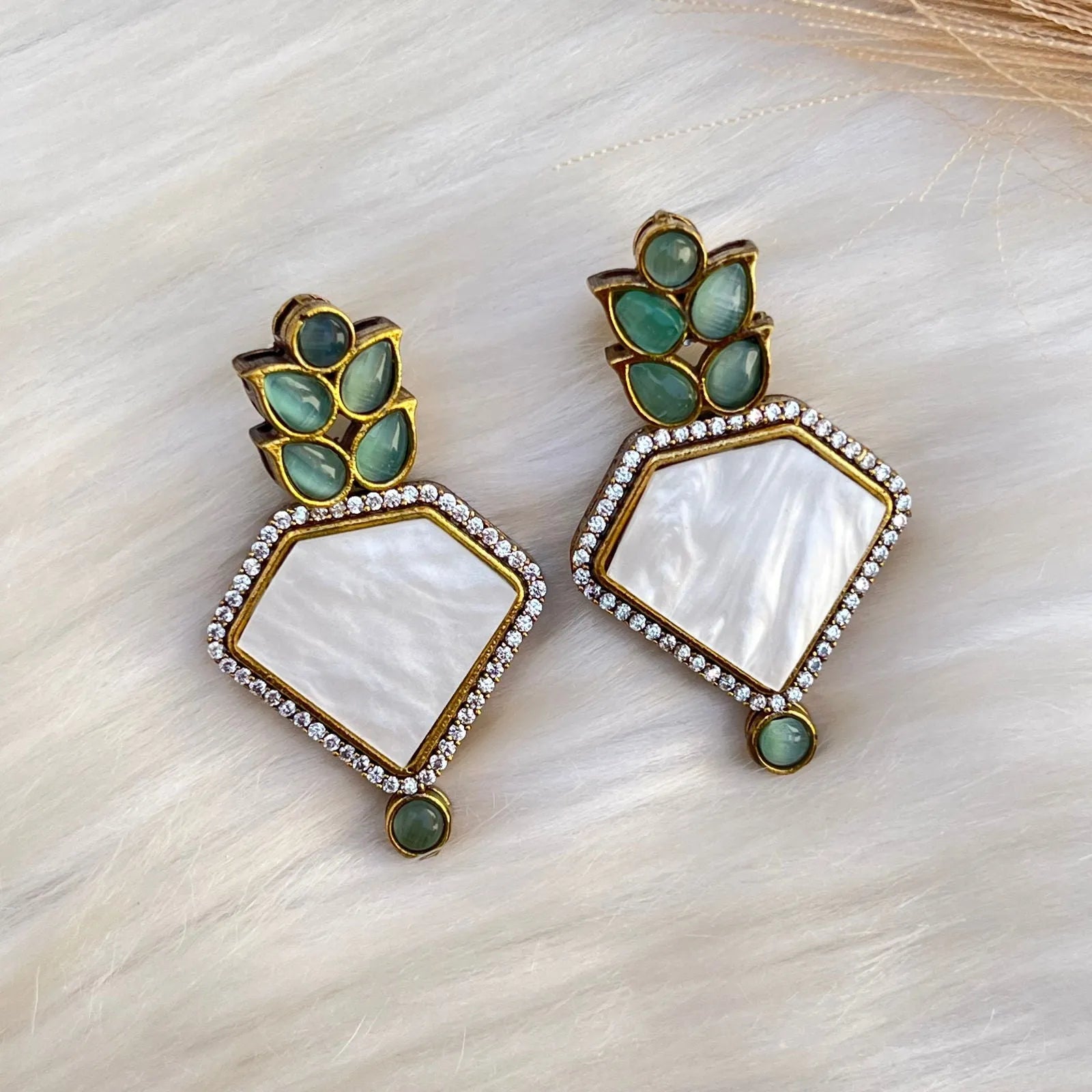 Mint Ivory Mirage Earrings - womaniya - Mint Ivory Mirage Earrings - womaniya -  -  -  - #tag1# - #tag2# - #tag3# - #tag4#