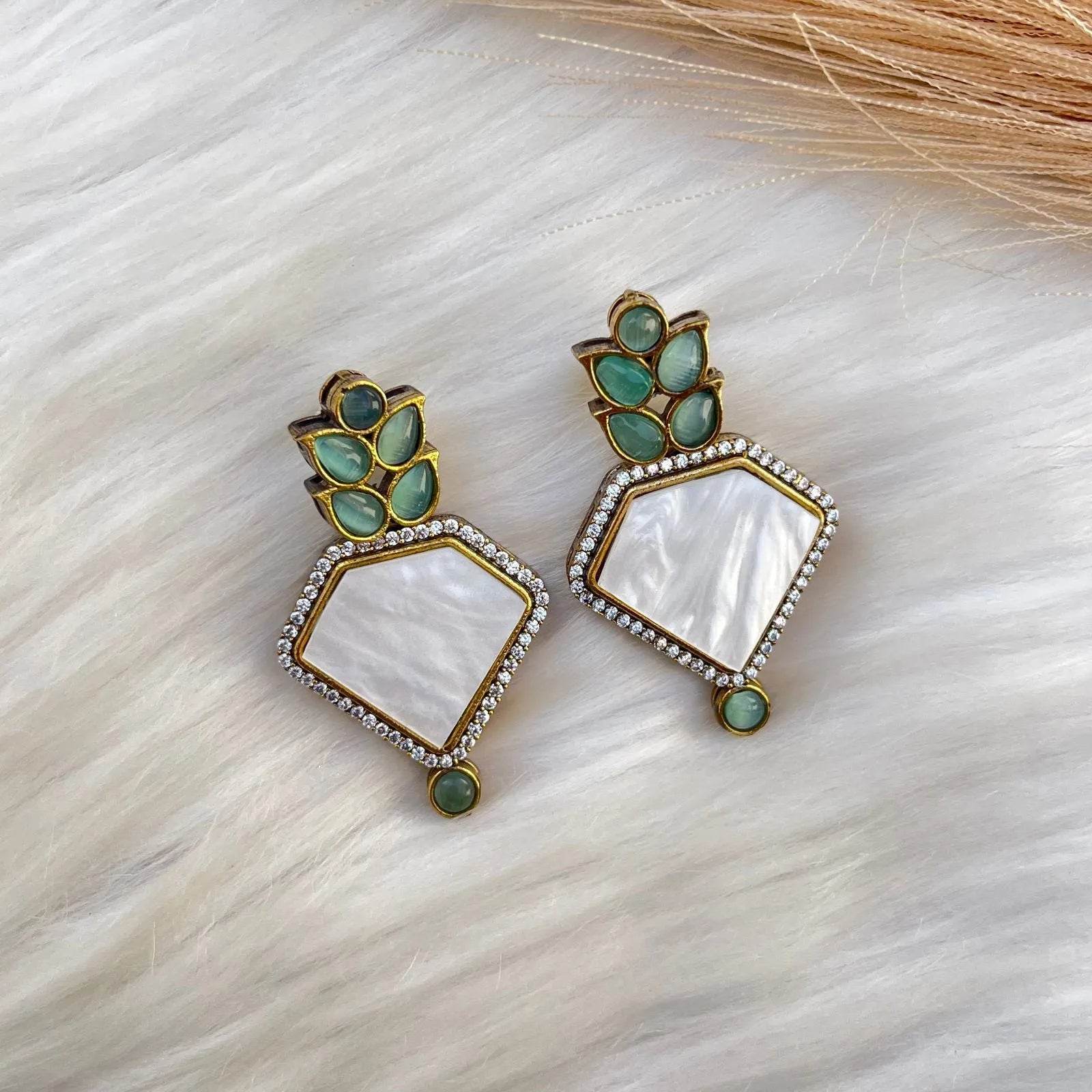 Mint Ivory Mirage Earrings - womaniya - Mint Ivory Mirage Earrings - womaniya -  -  -  - #tag1# - #tag2# - #tag3# - #tag4#