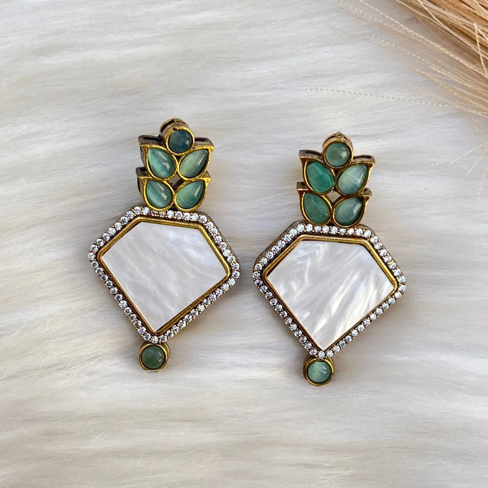 Mint Ivory Mirage Earrings - womaniya - Mint Ivory Mirage Earrings - womaniya -  -  -  - #tag1# - #tag2# - #tag3# - #tag4#