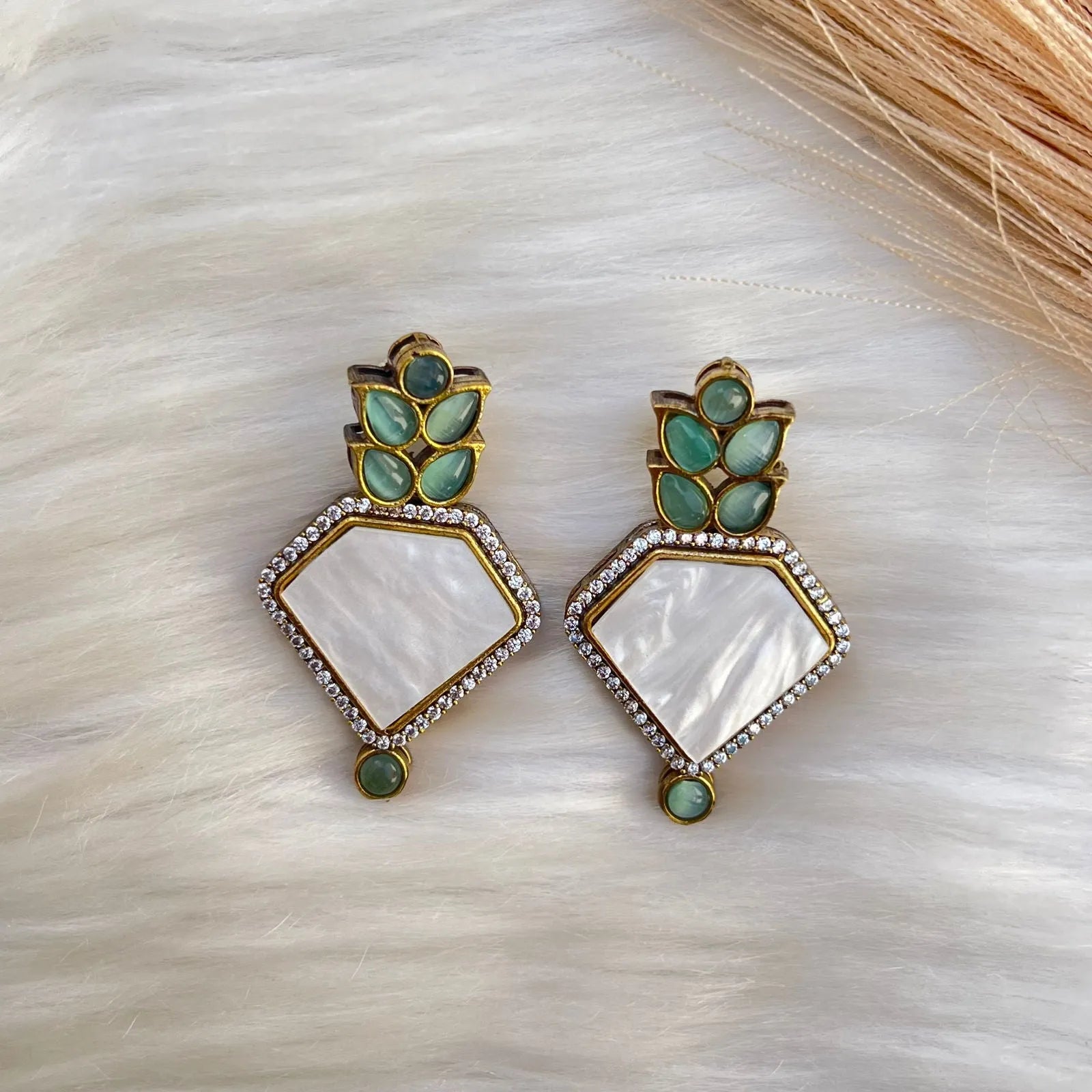 Mint Ivory Mirage Earrings - womaniya - Mint Ivory Mirage Earrings - womaniya -  -  -  - #tag1# - #tag2# - #tag3# - #tag4#