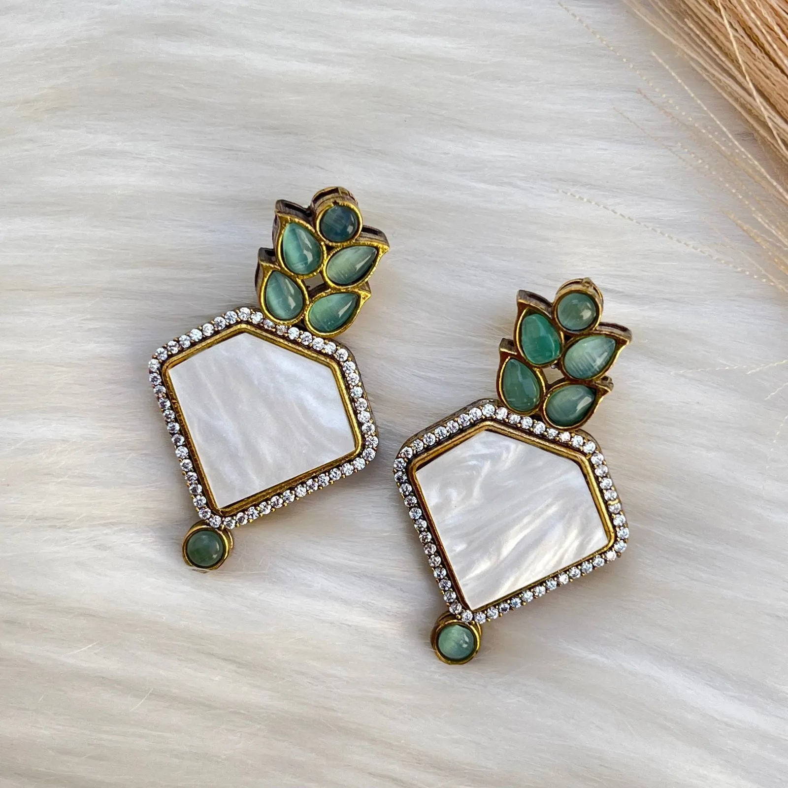 Mint Ivory Mirage Earrings - womaniya - Mint Ivory Mirage Earrings - womaniya -  -  -  - #tag1# - #tag2# - #tag3# - #tag4#