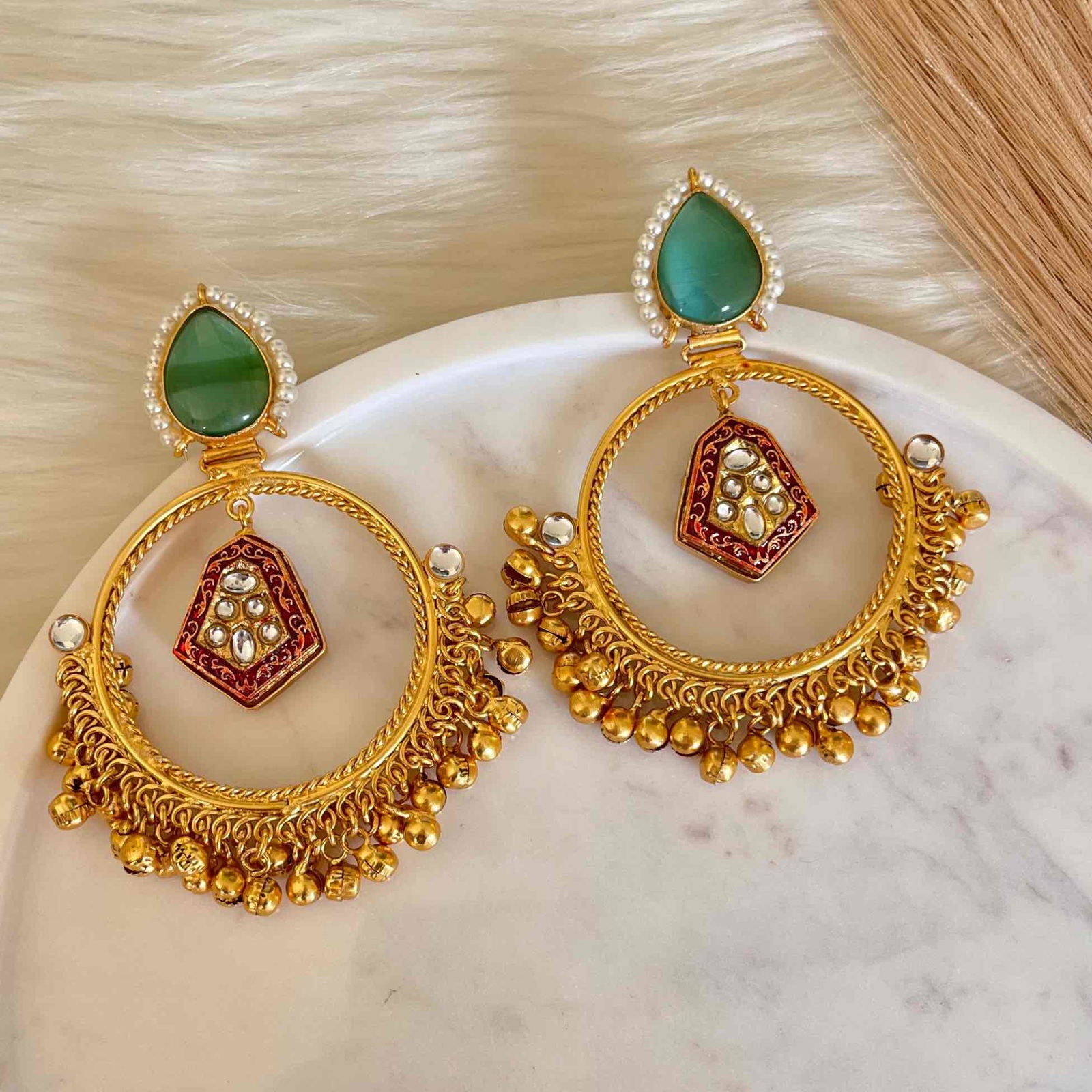 Mint Naina Golden Fusion Earrings - womaniya - Mint Naina Golden Fusion Earrings - womaniya -  -  -  - #tag1# - #tag2# - #tag3# - #tag4#