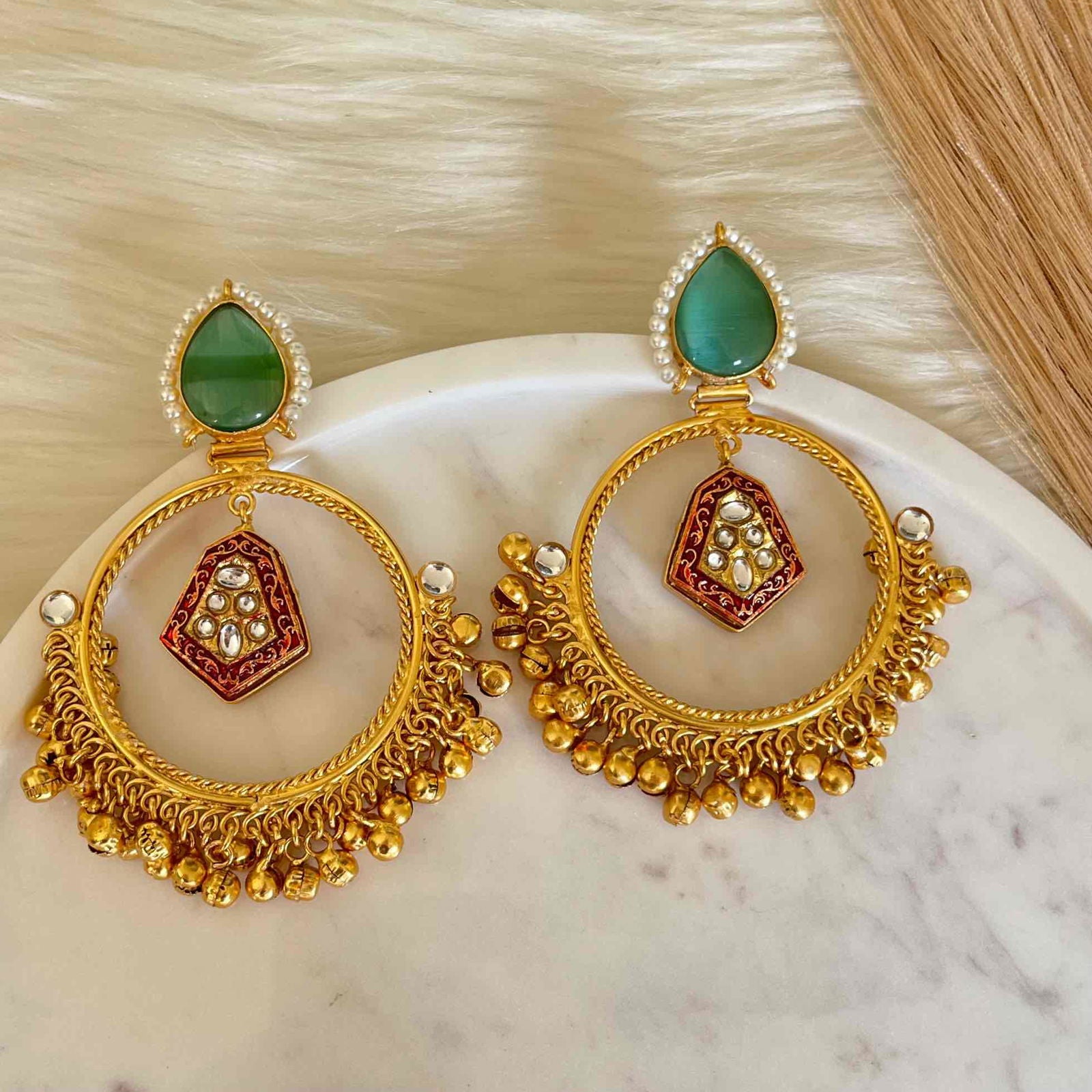 Mint Naina Golden Fusion Earrings - womaniya - Mint Naina Golden Fusion Earrings - womaniya -  -  -  - #tag1# - #tag2# - #tag3# - #tag4#