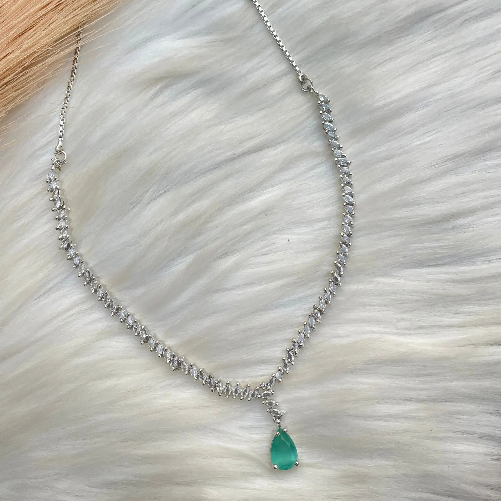 Mint Zig - Zag Necklace Set - womaniya - Mint Zig - Zag Necklace Set - womaniya -  -  -  - #tag1# - #tag2# - #tag3# - #tag4#