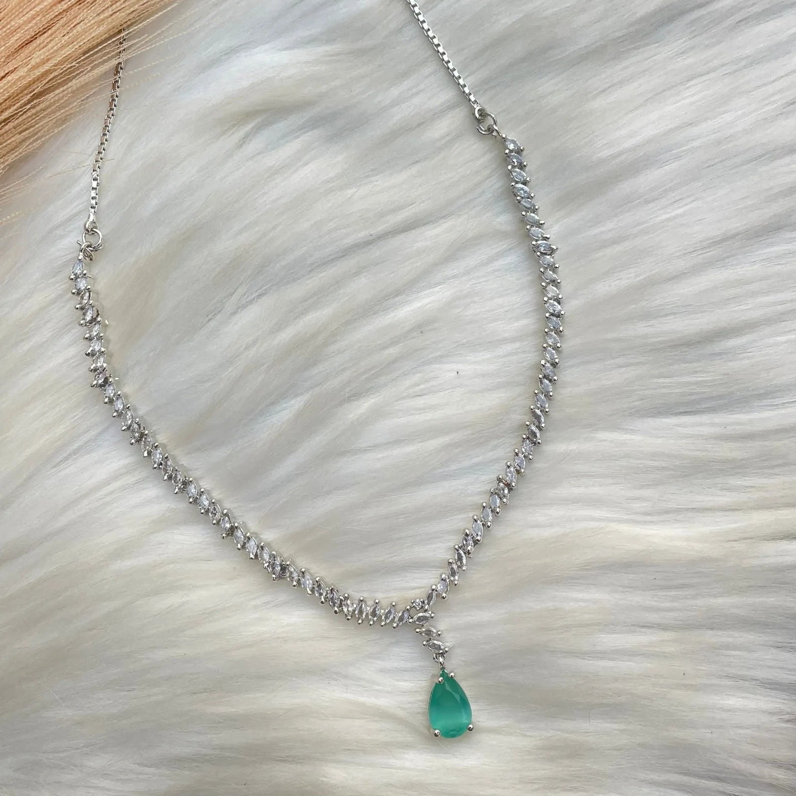 Mint Zig - Zag Necklace Set - womaniya - Mint Zig - Zag Necklace Set - womaniya -  -  -  - #tag1# - #tag2# - #tag3# - #tag4#