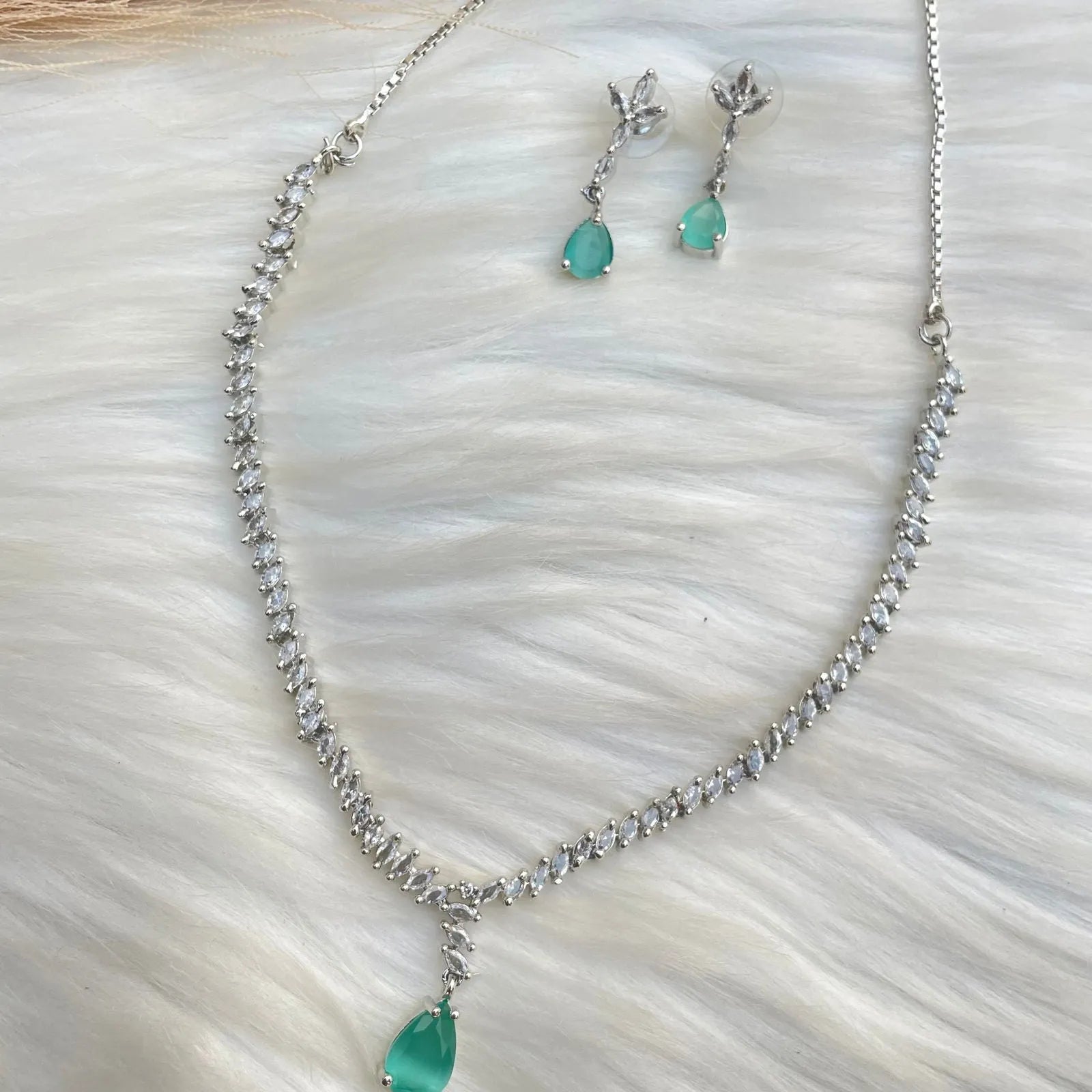 Mint Zig - Zag Necklace Set - womaniya - Mint Zig - Zag Necklace Set - womaniya -  -  -  - #tag1# - #tag2# - #tag3# - #tag4#