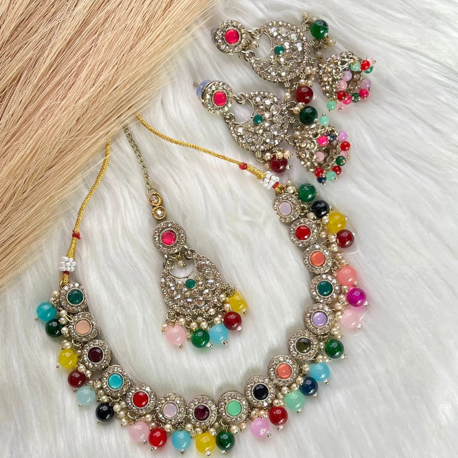 Multicolor Darbar Kundan Set - womaniya - Multicolor Darbar Kundan Set - womaniya -  -  -  - #tag1# - #tag2# - #tag3# - #tag4#
