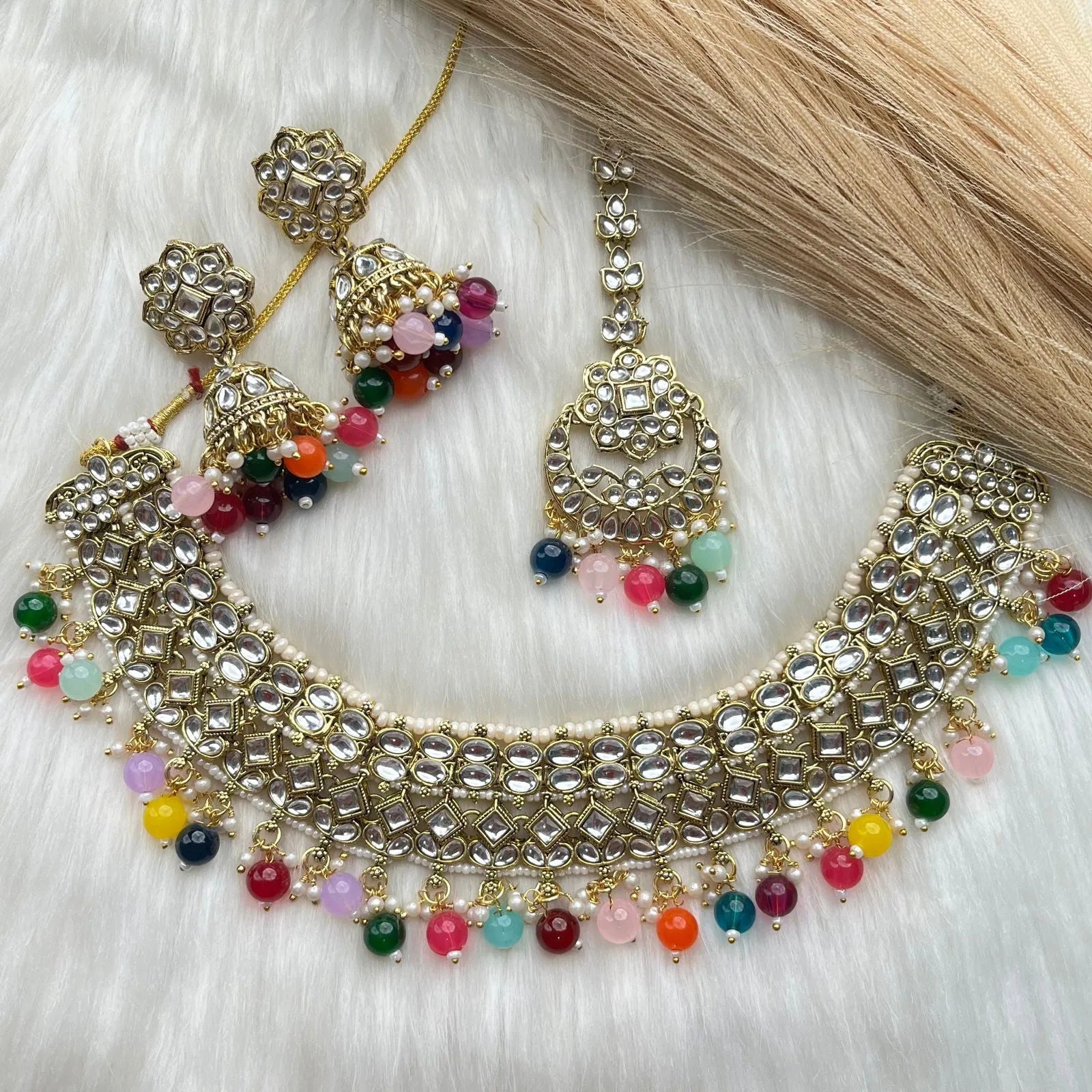 Multicolor Meenakari Kundan Necklace Set - womaniya - Multicolor Meenakari Kundan Necklace Set - womaniya -  -  -  - #tag1# - #tag2# - #tag3# - #tag4#